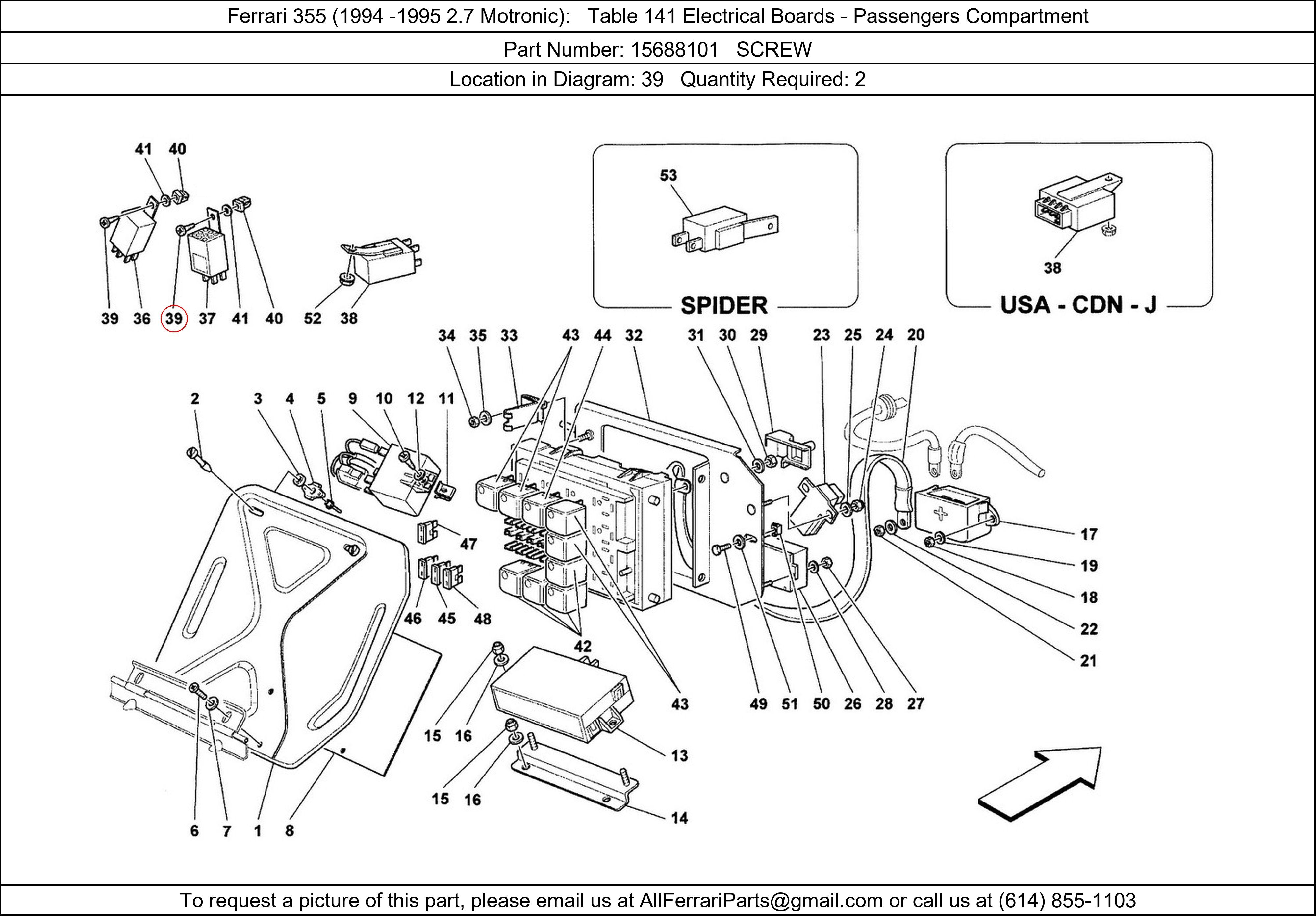 Ferrari Part 15688101