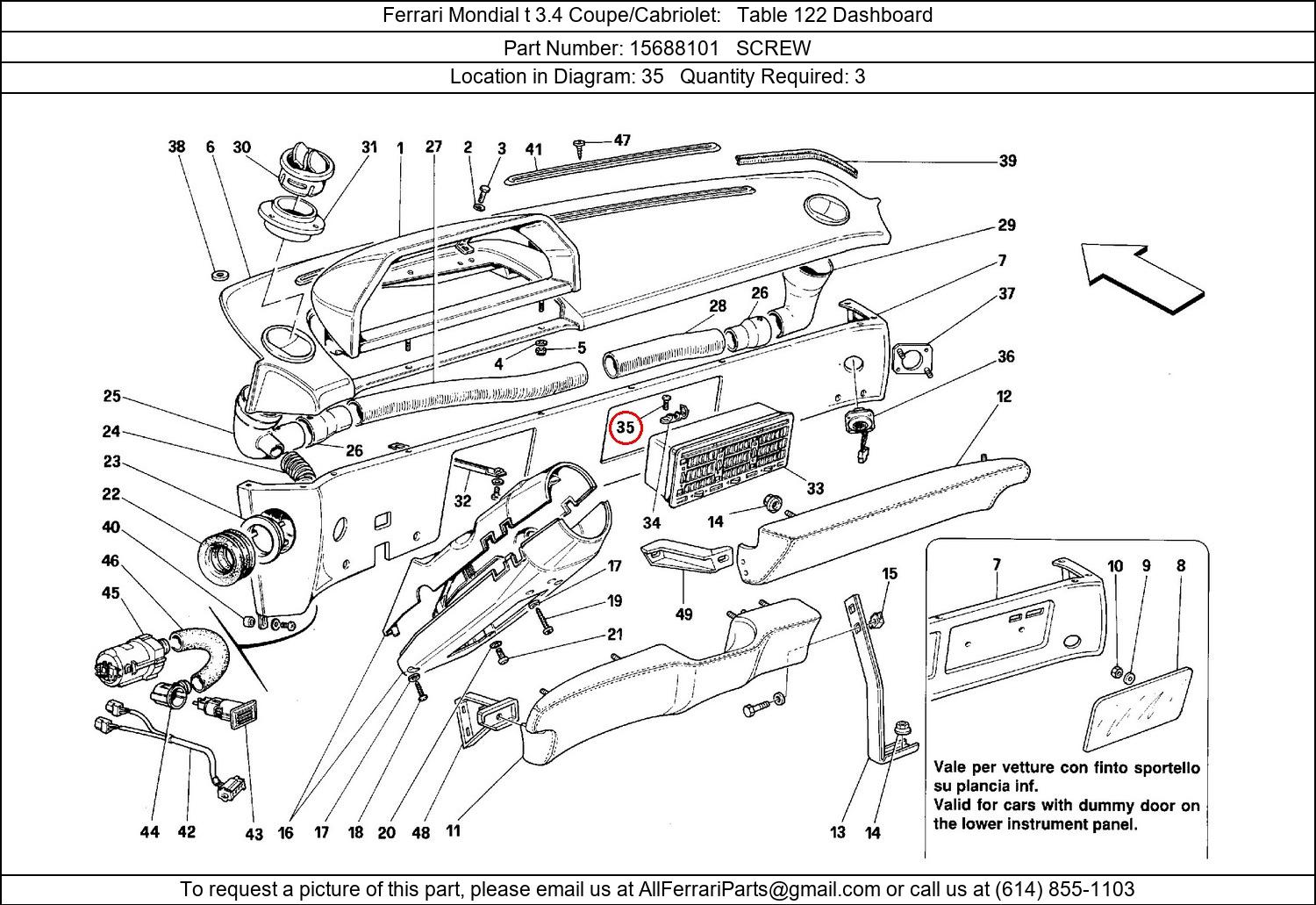 Ferrari Part 15688101