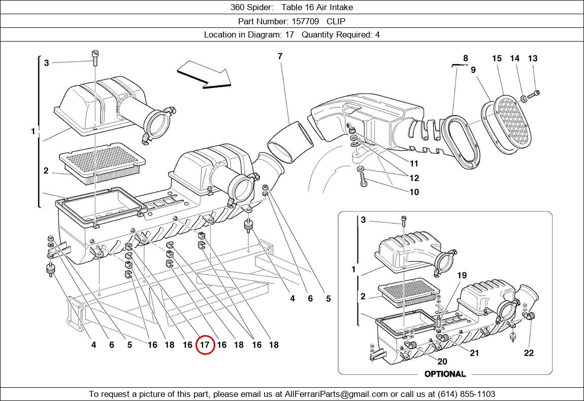 Ferrari Part 157709