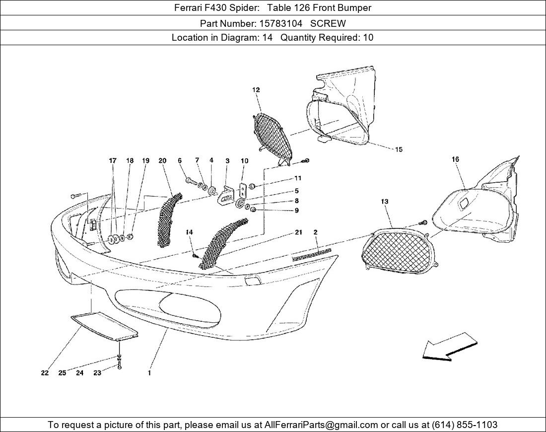 Ferrari Part 15783104