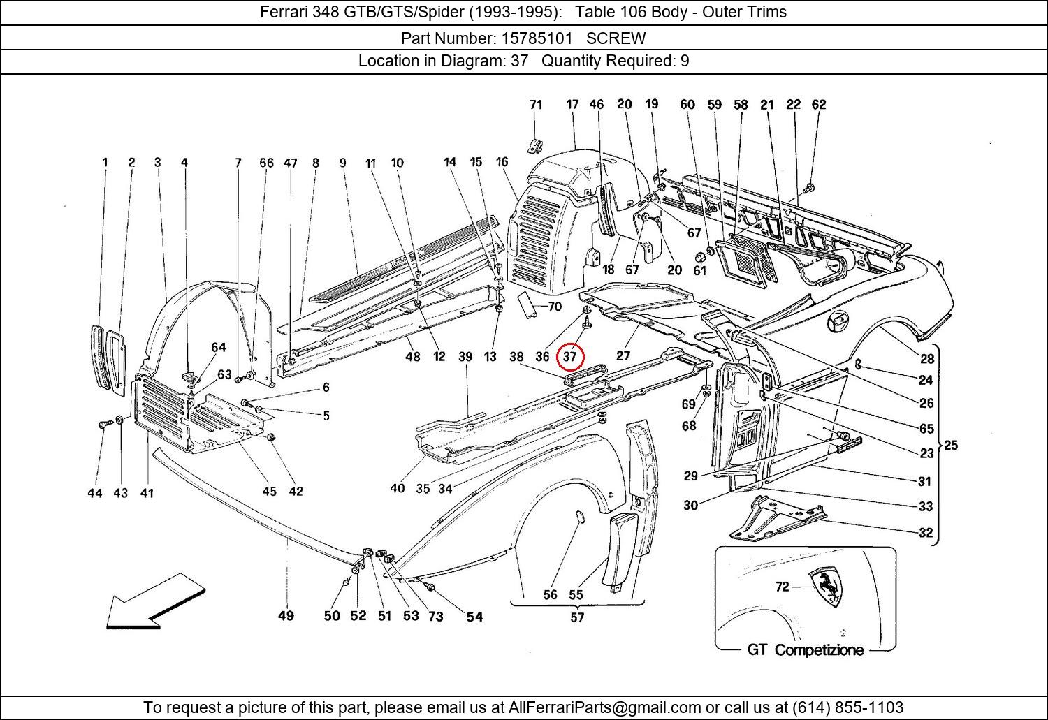 Ferrari Part 15785101