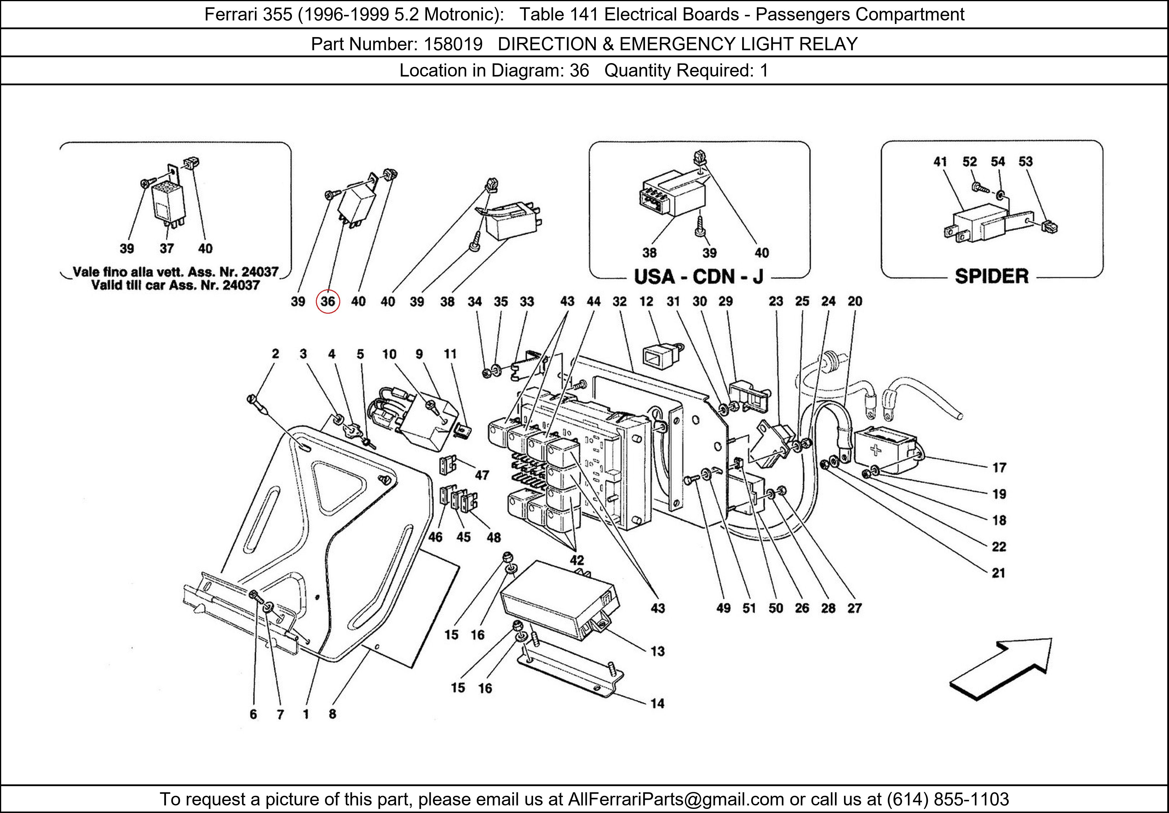 Ferrari Part 158019