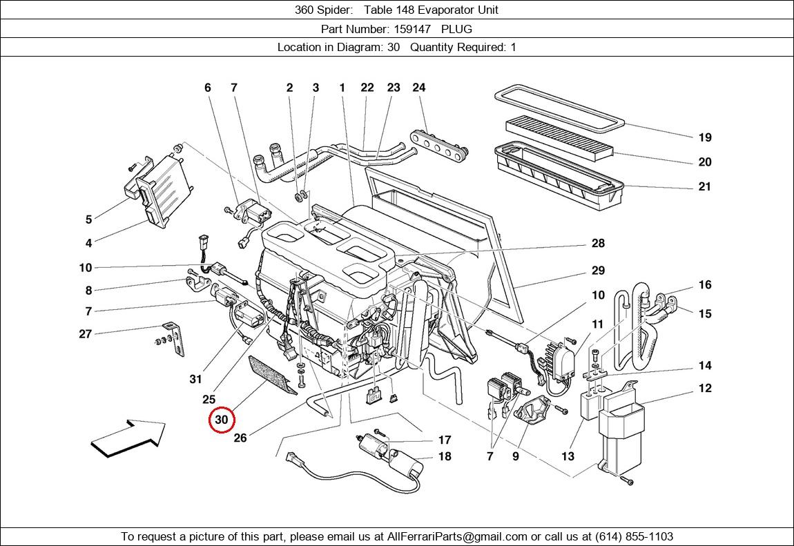 Ferrari Part 159147