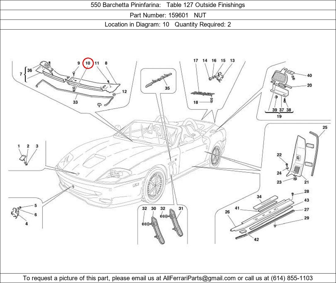 Ferrari Part 159601