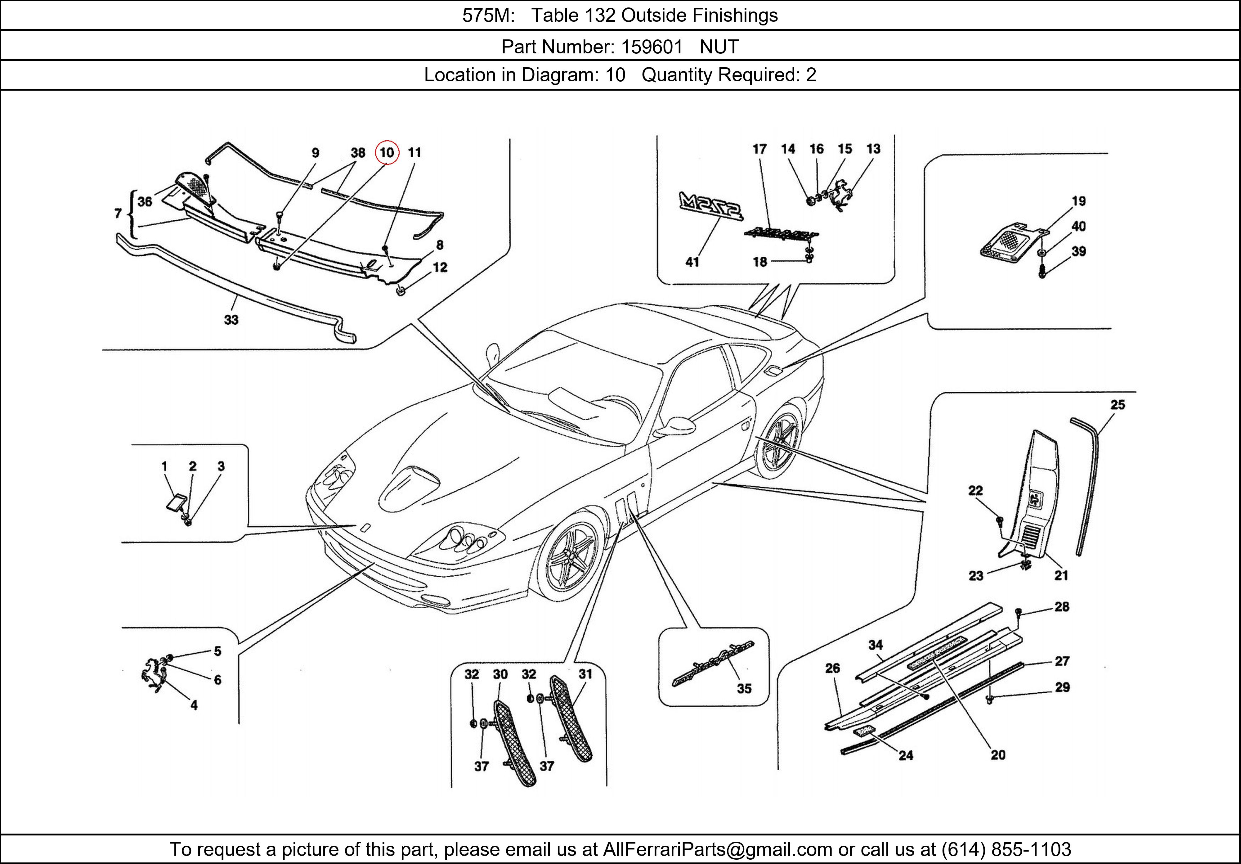 Ferrari Part 159601