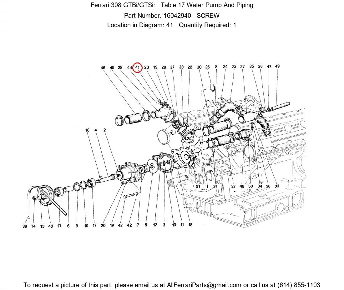 Ferrari Part 16042940