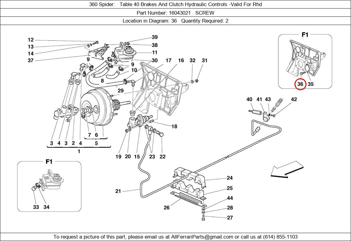 Ferrari Part 16043021