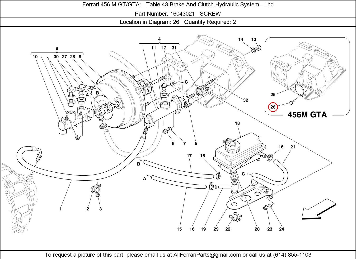 Ferrari Part 16043021