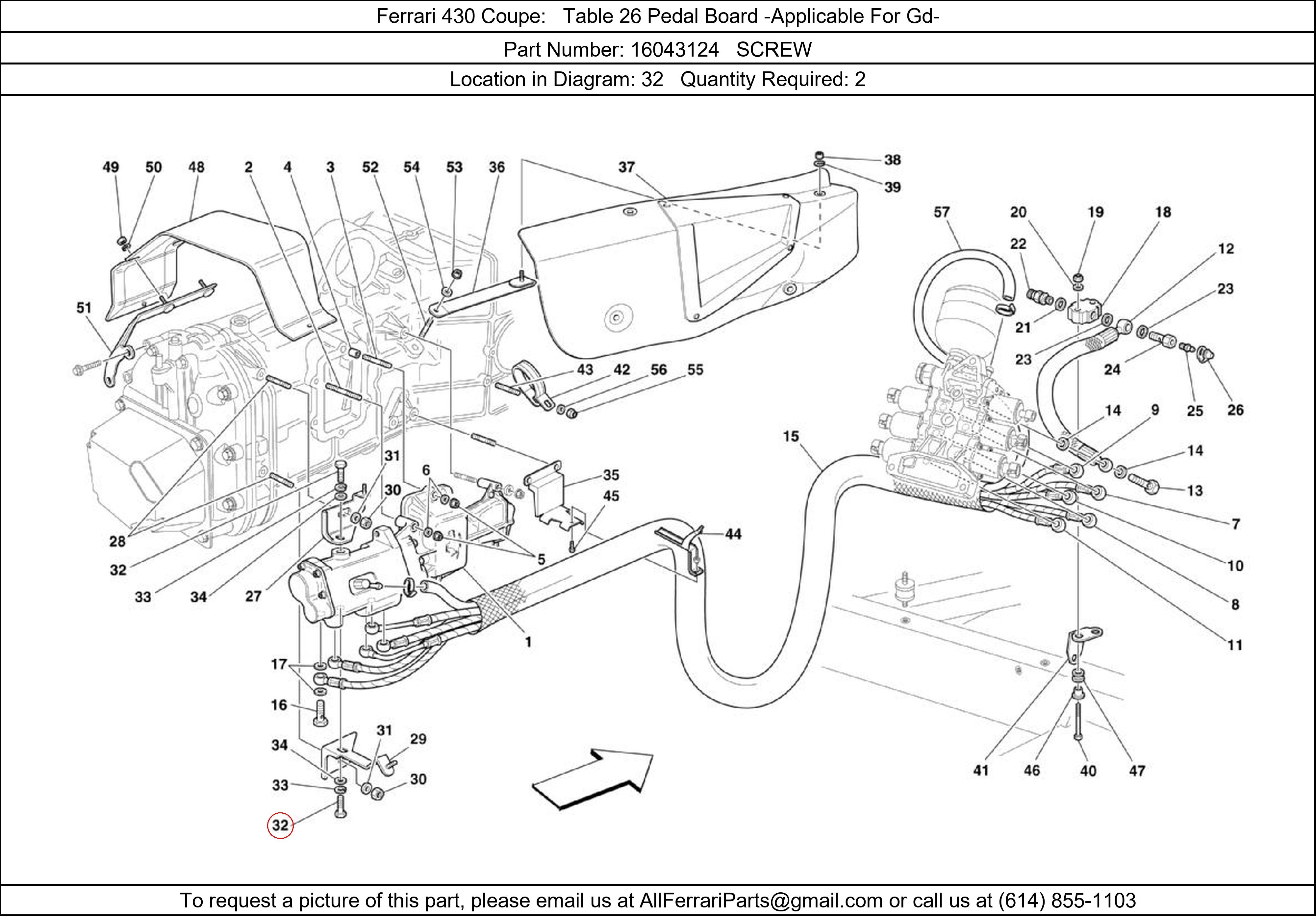 Ferrari Part 16043124