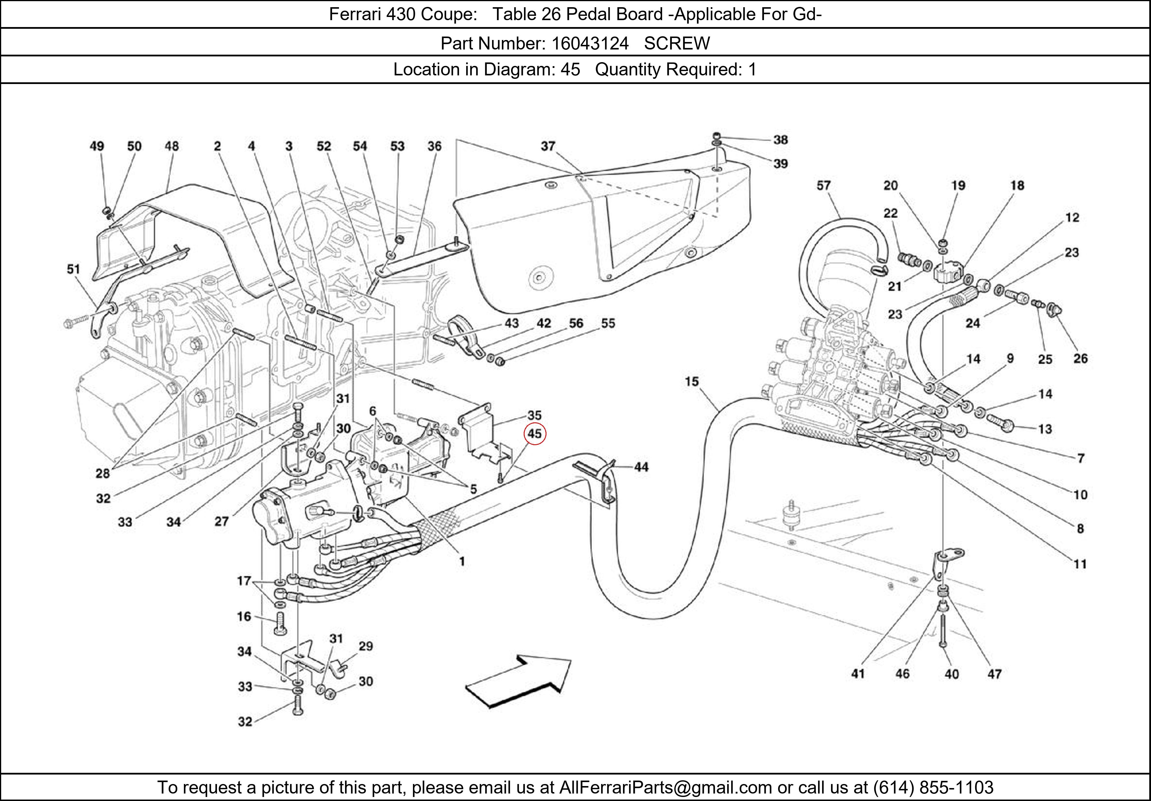 Ferrari Part 16043124