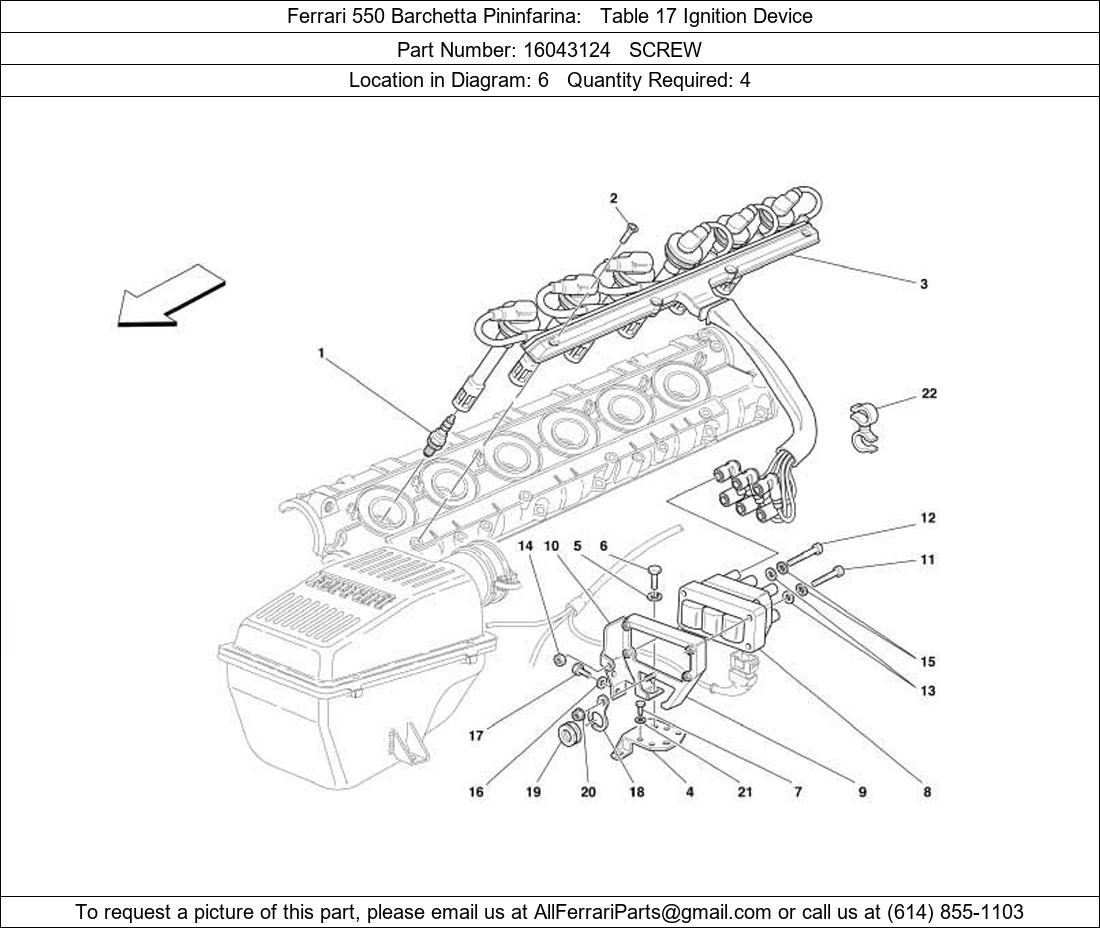 Ferrari Part 16043124