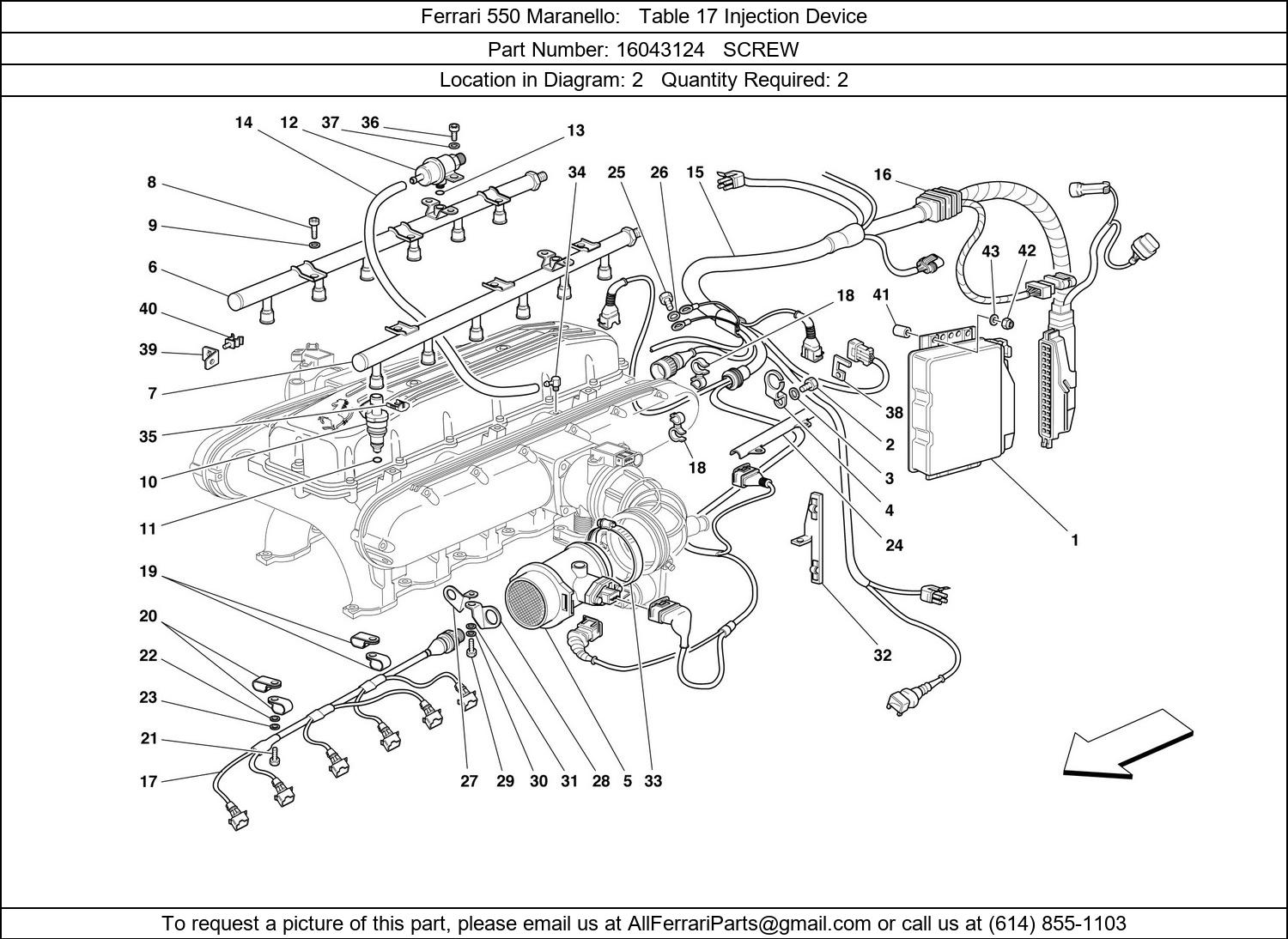 Ferrari Part 16043124