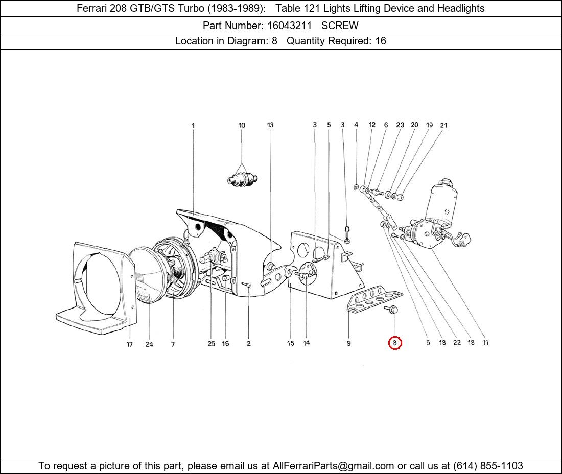 Ferrari Part 16043211