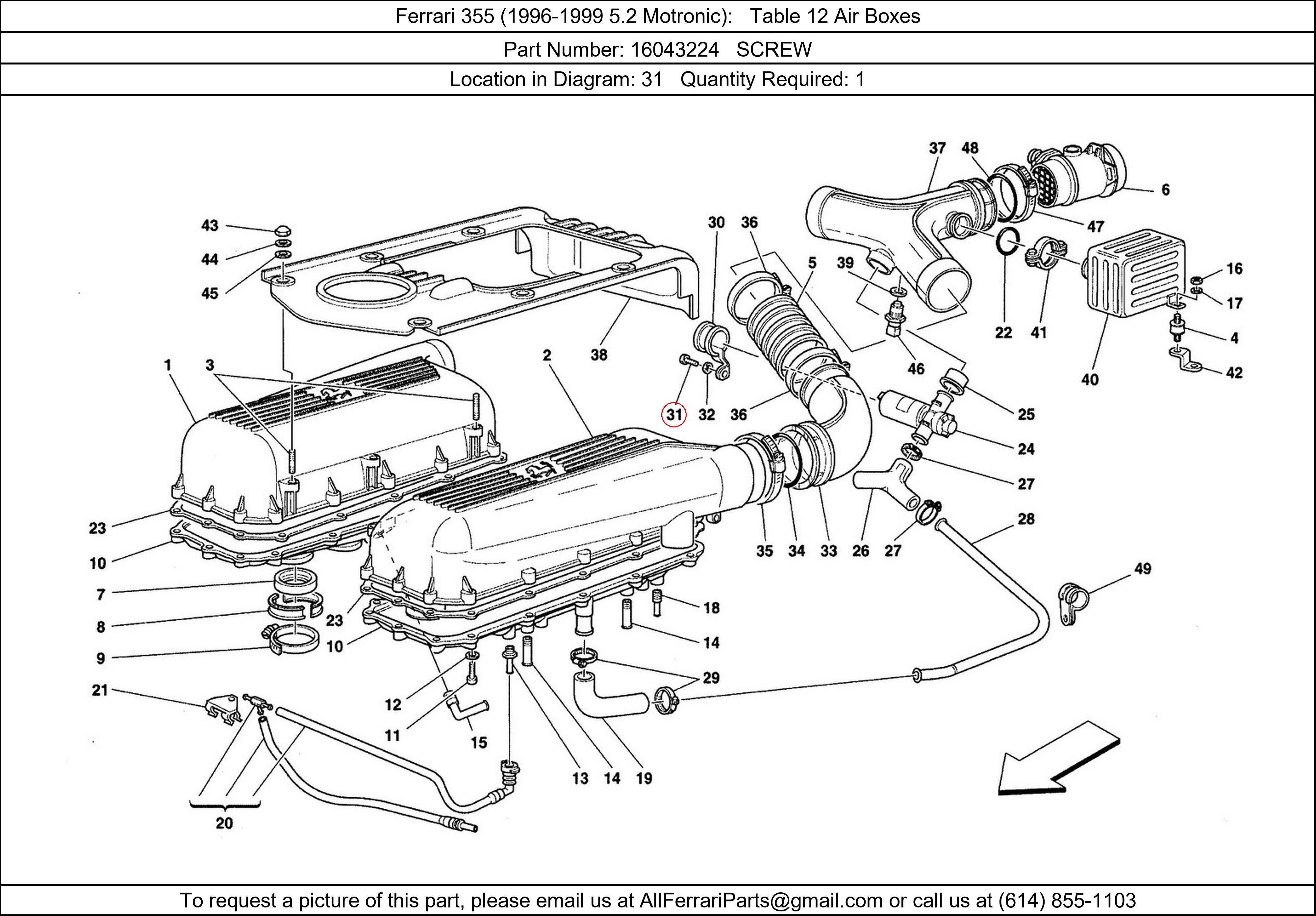 Ferrari Part 16043224