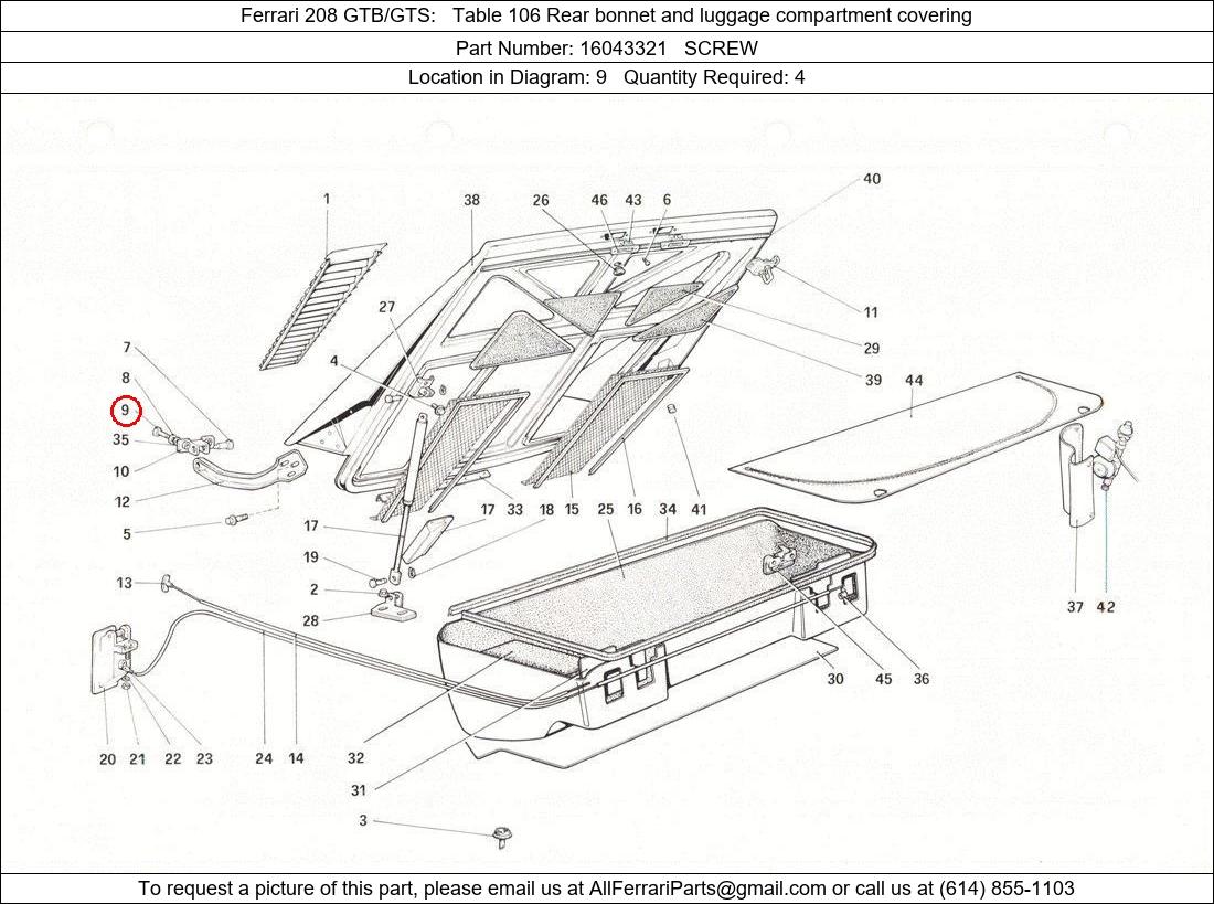 Ferrari Part 16043321