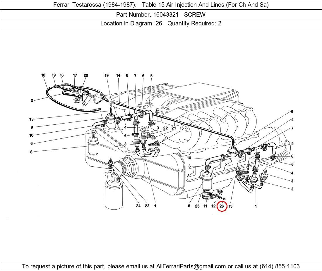 Ferrari Part 16043321