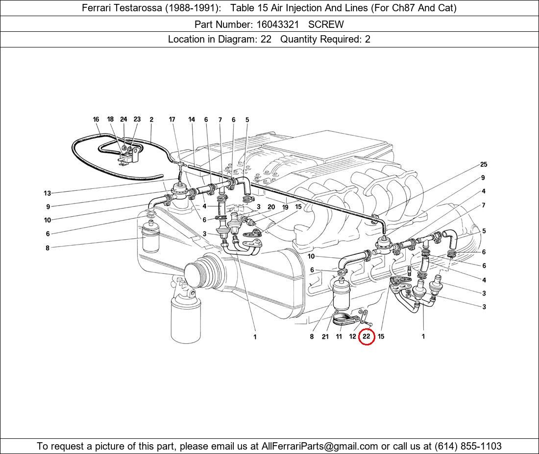 Ferrari Part 16043321