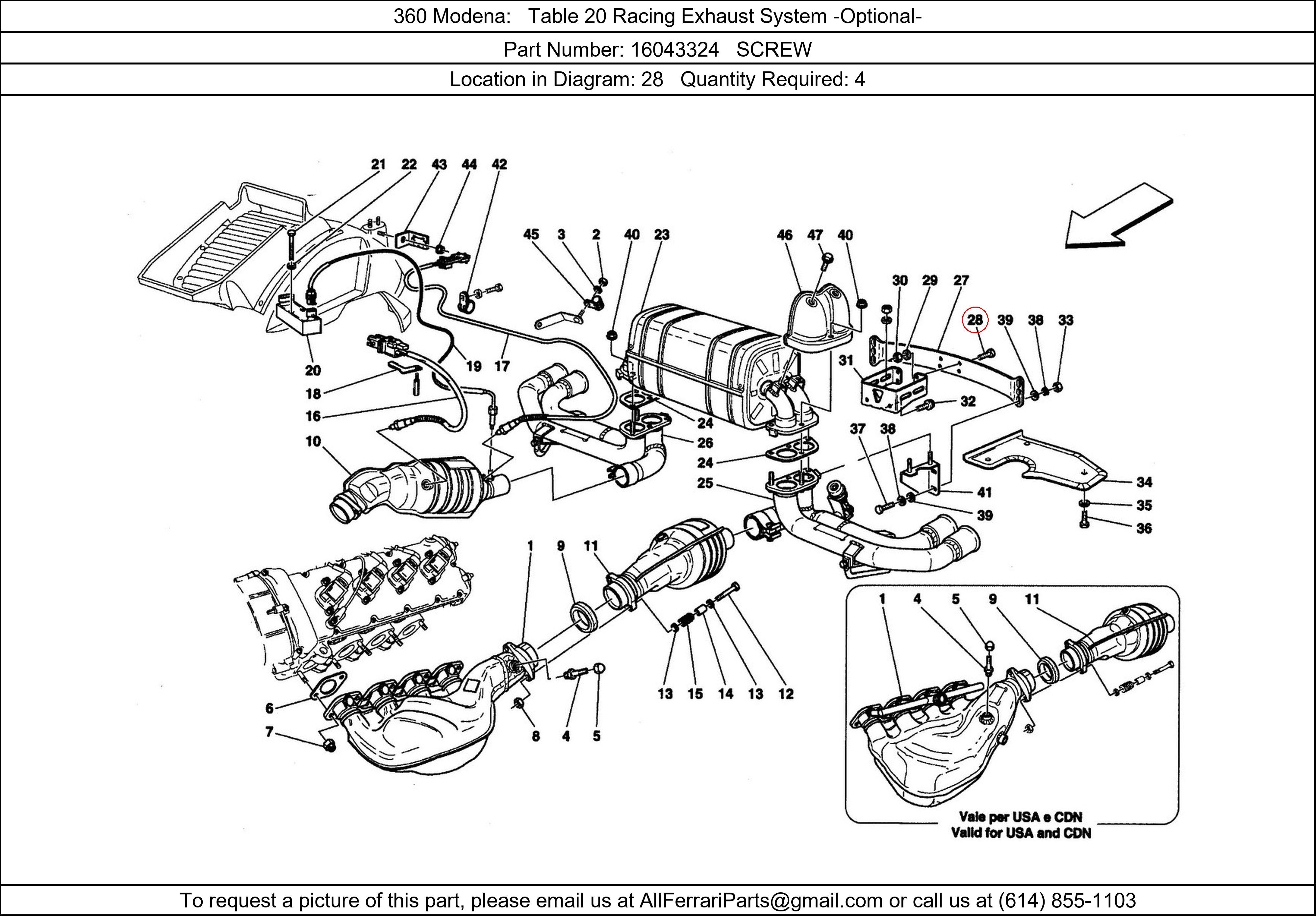 Ferrari Part 16043324