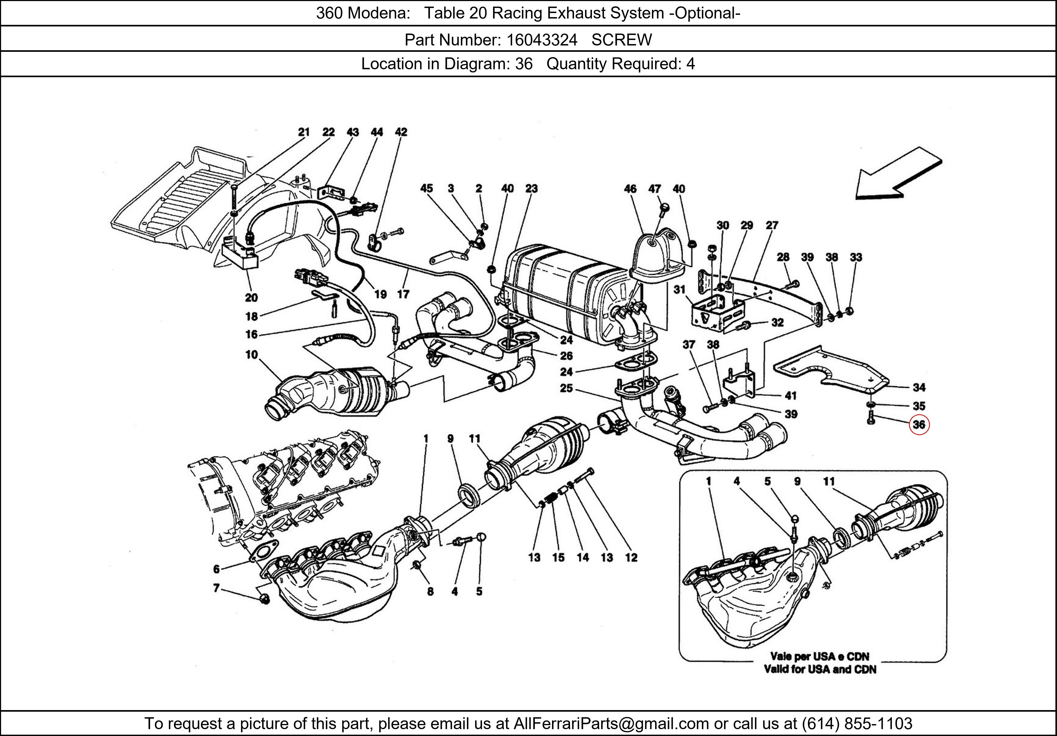 Ferrari Part 16043324