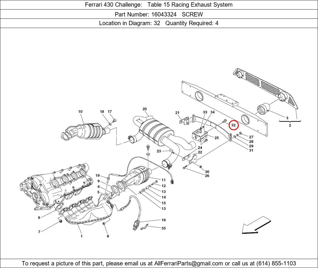 Ferrari Part 16043324