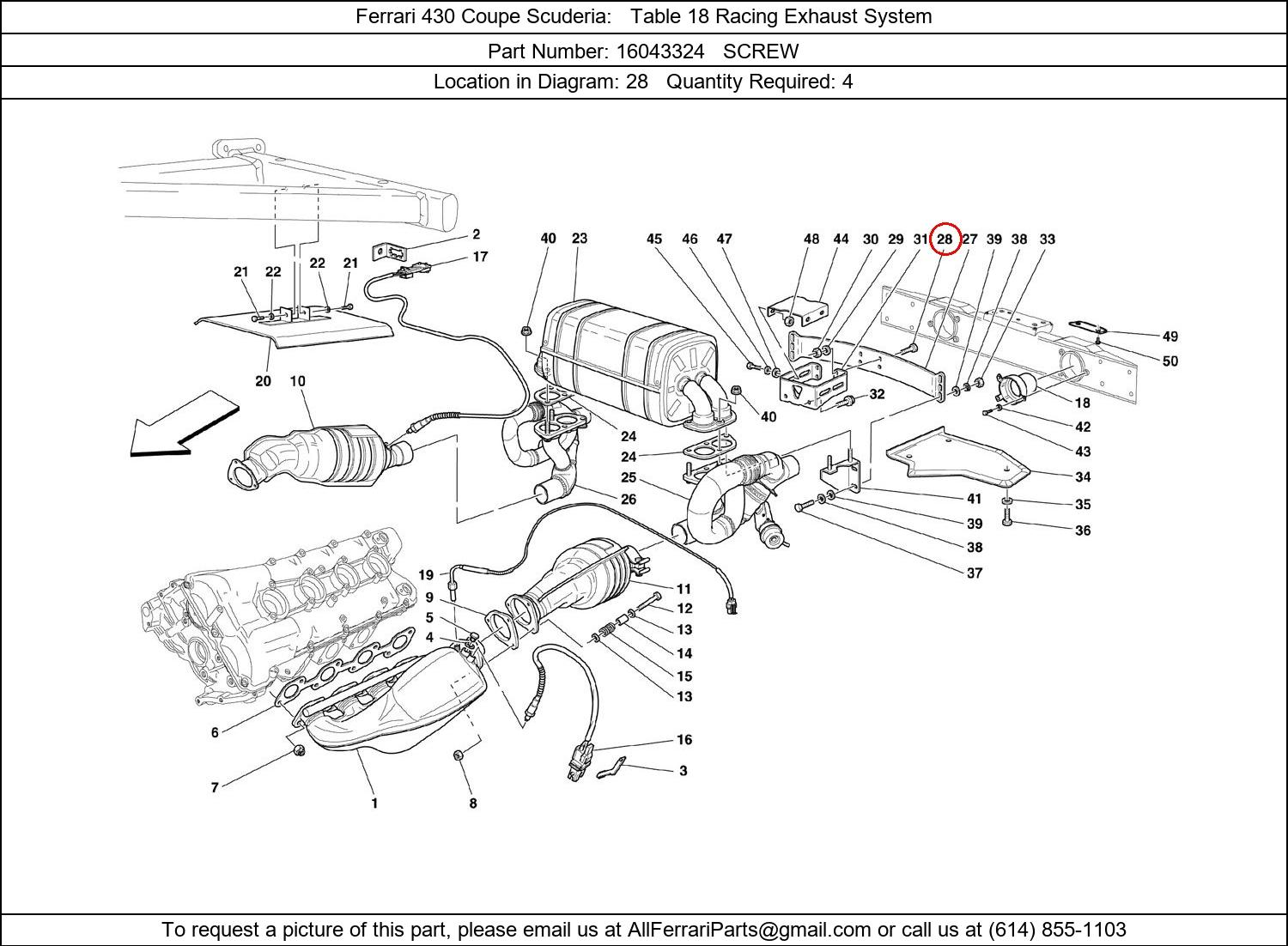 Ferrari Part 16043324