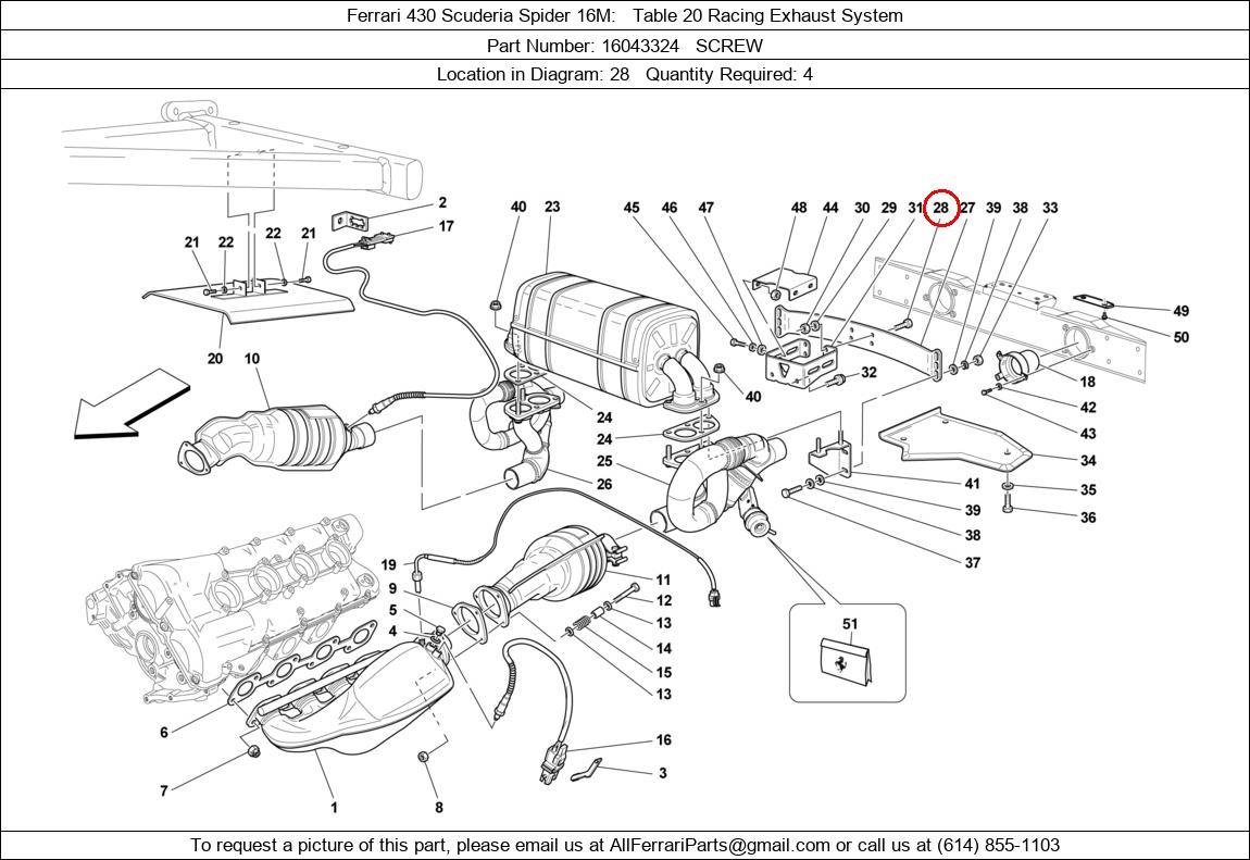 Ferrari Part 16043324