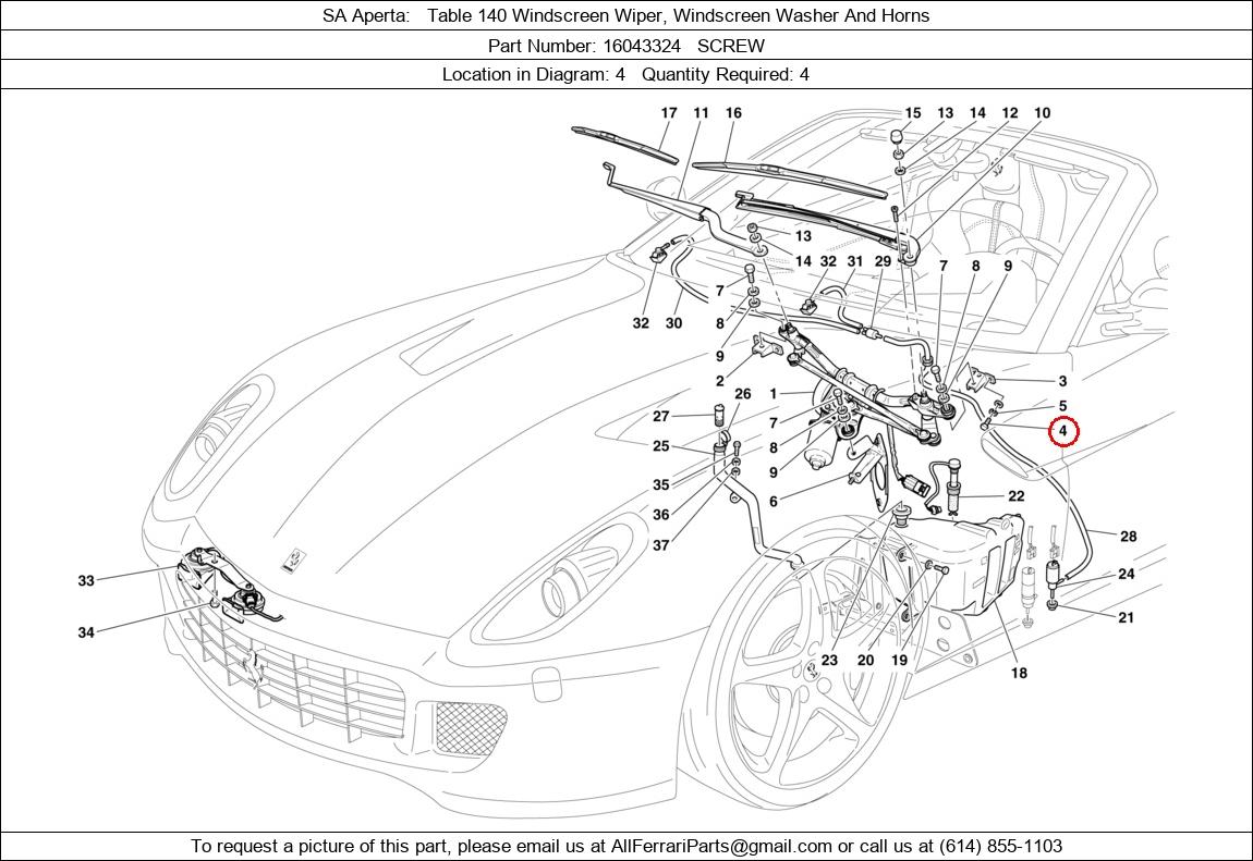 Ferrari Part 16043324