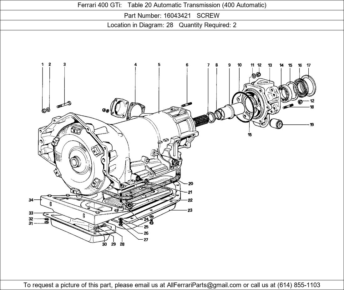 Ferrari Part 16043421