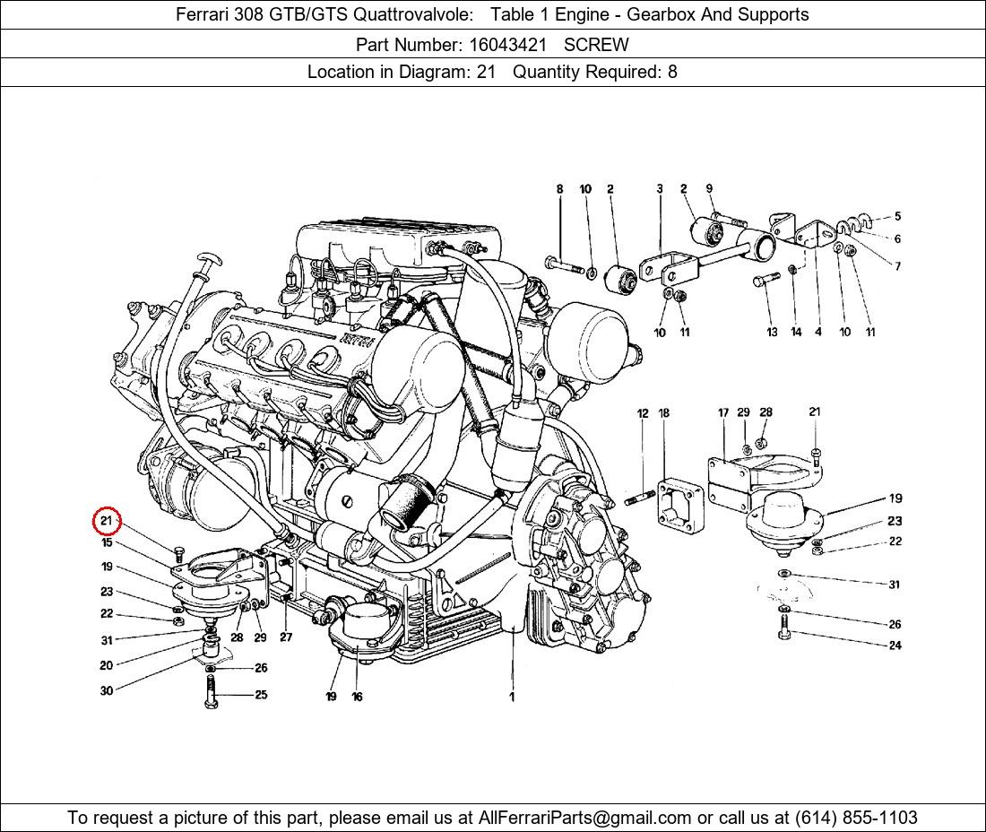 Ferrari Part 16043421