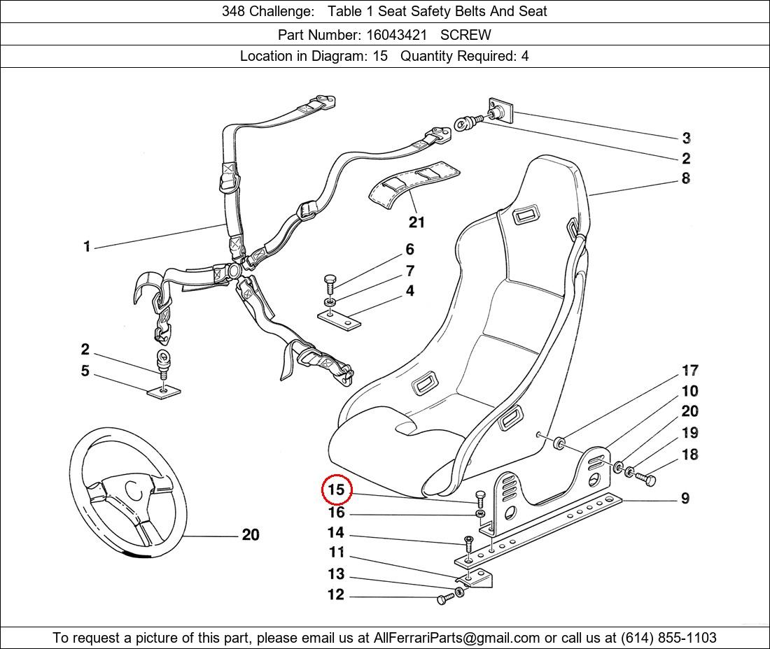 Ferrari Part 16043421