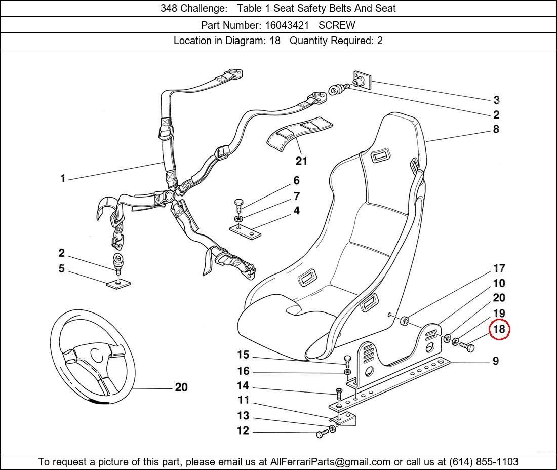 Ferrari Part 16043421