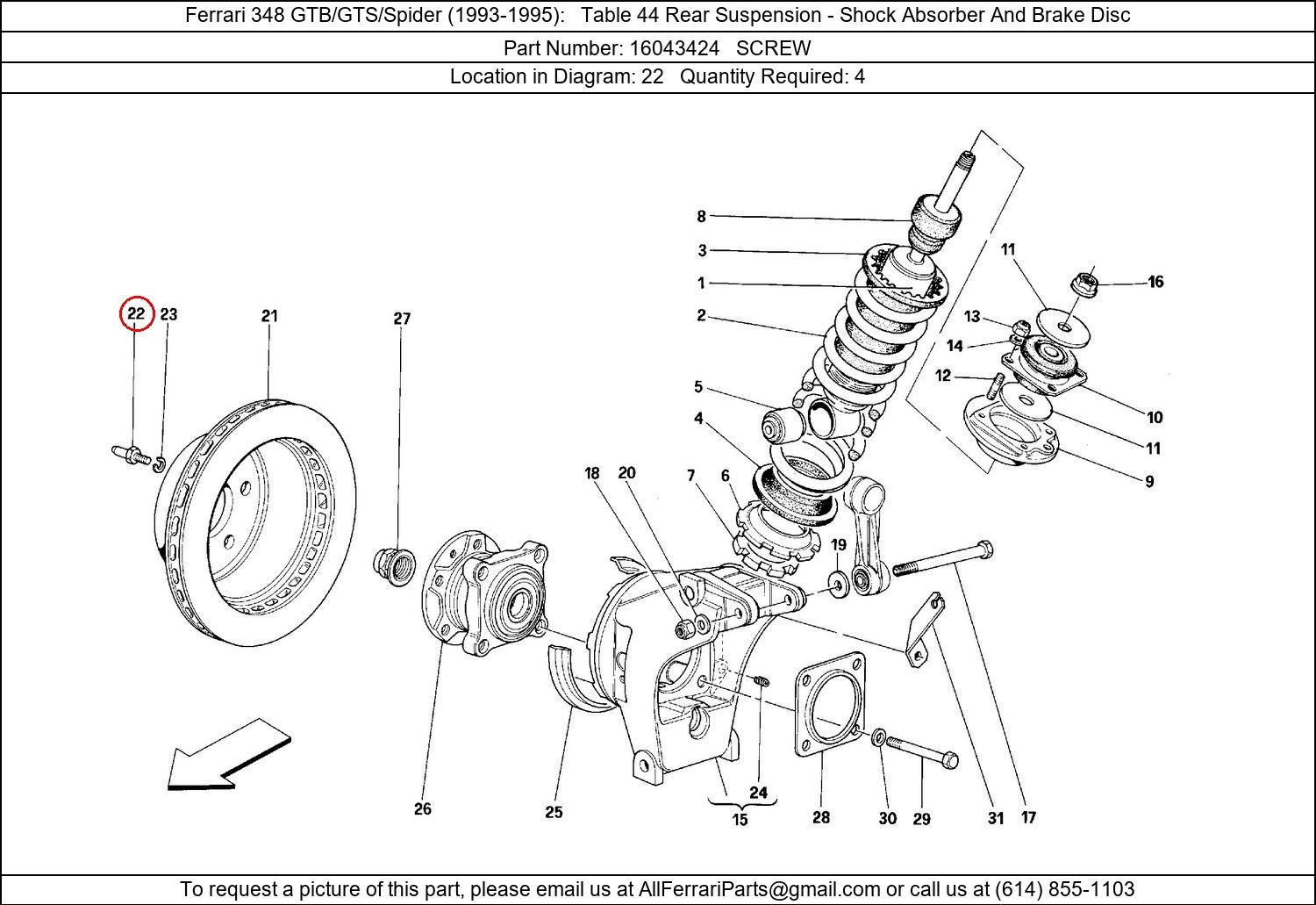 Ferrari Part 16043424