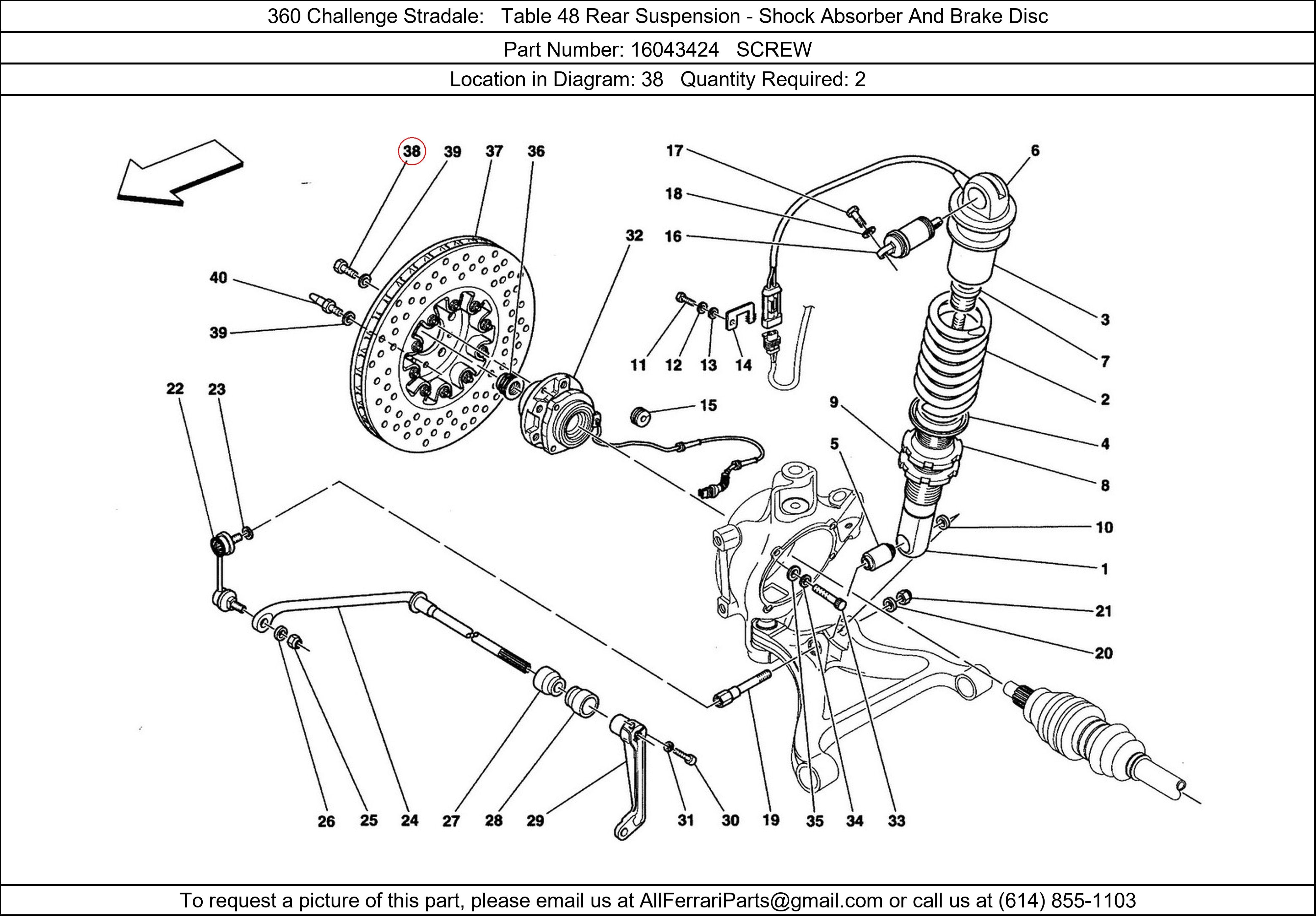 Ferrari Part 16043424