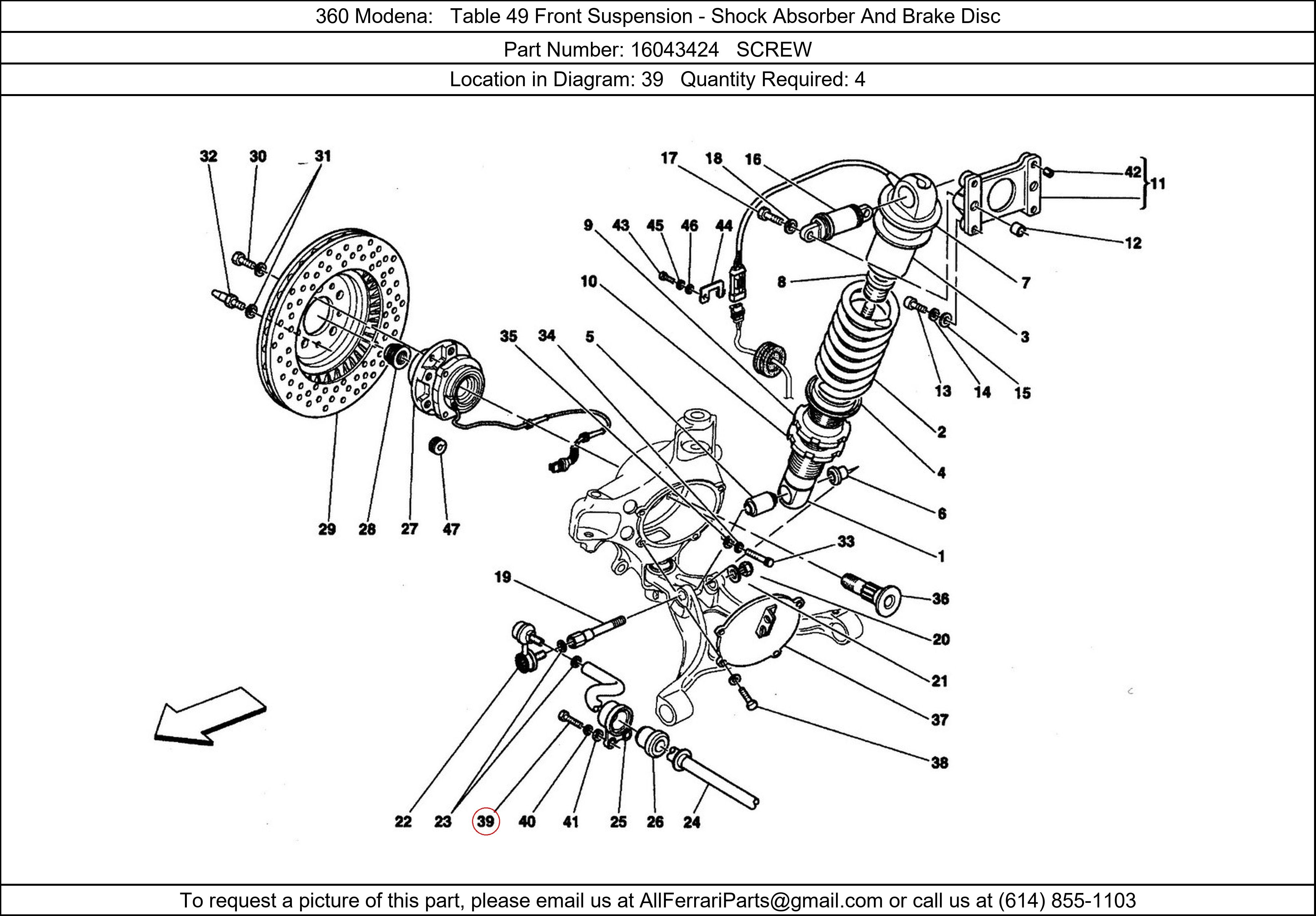 Ferrari Part 16043424