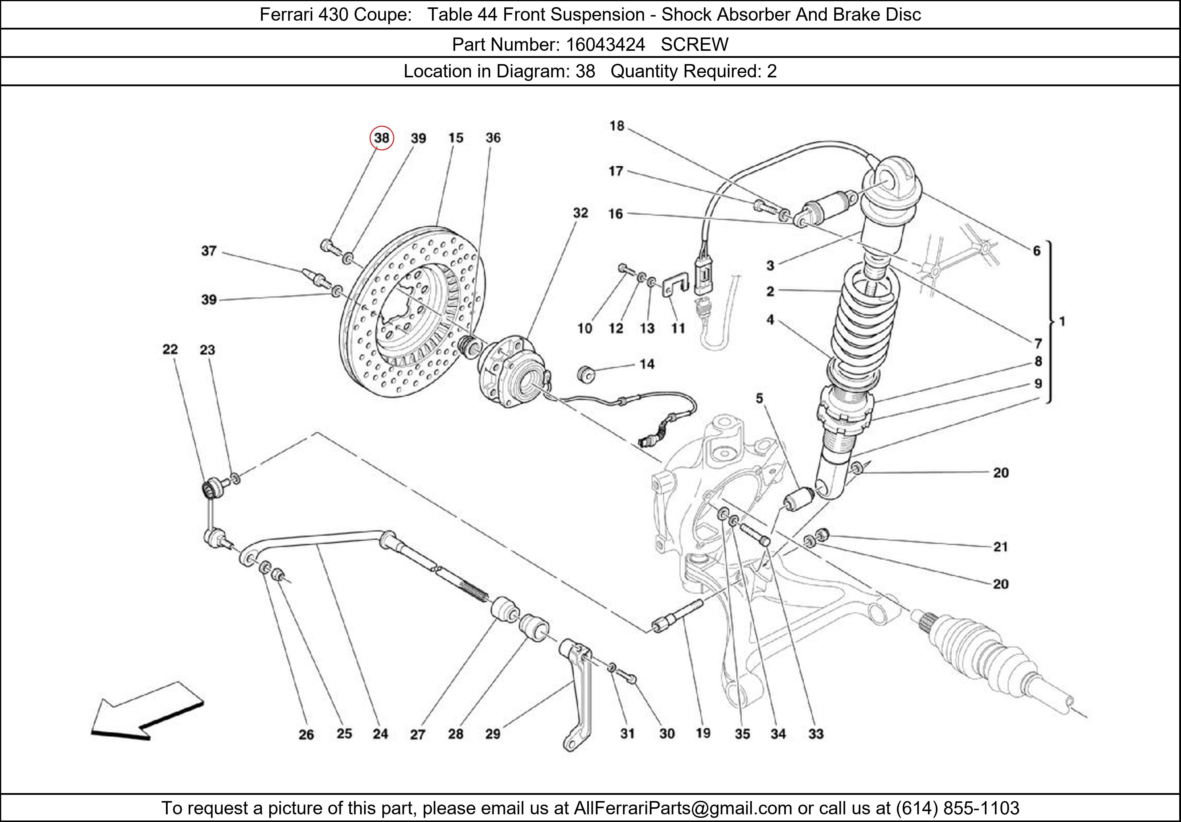 Ferrari Part 16043424