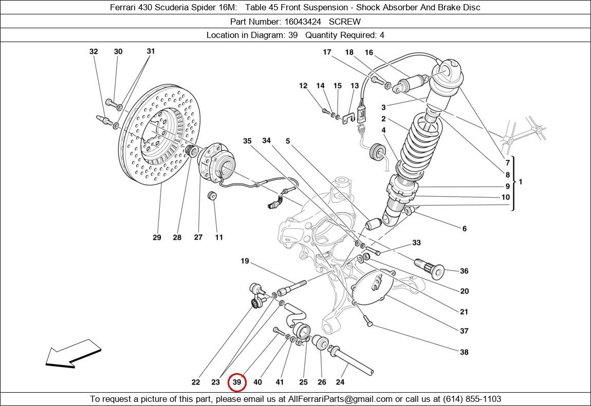 Ferrari Part 16043424