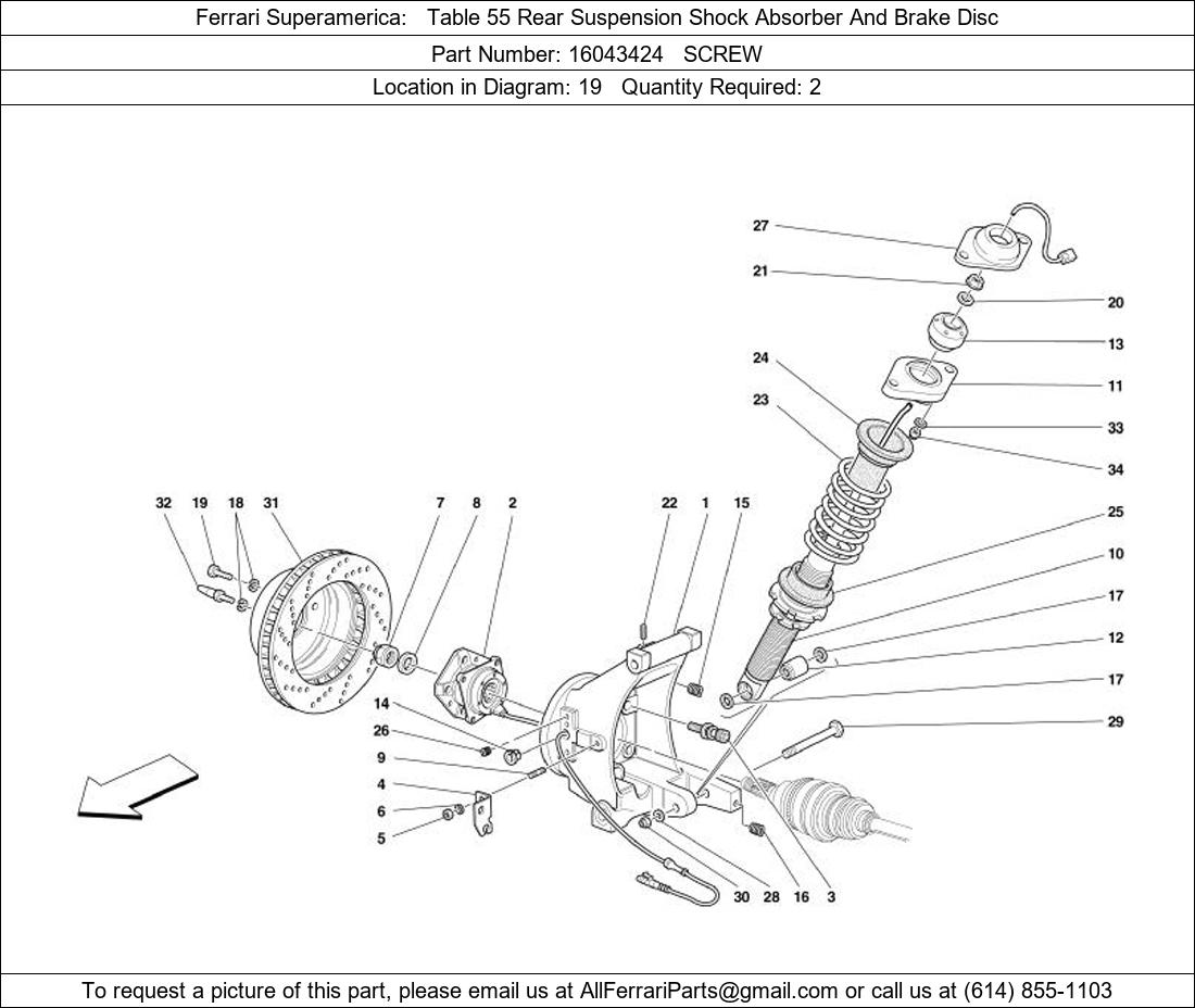 Ferrari Part 16043424