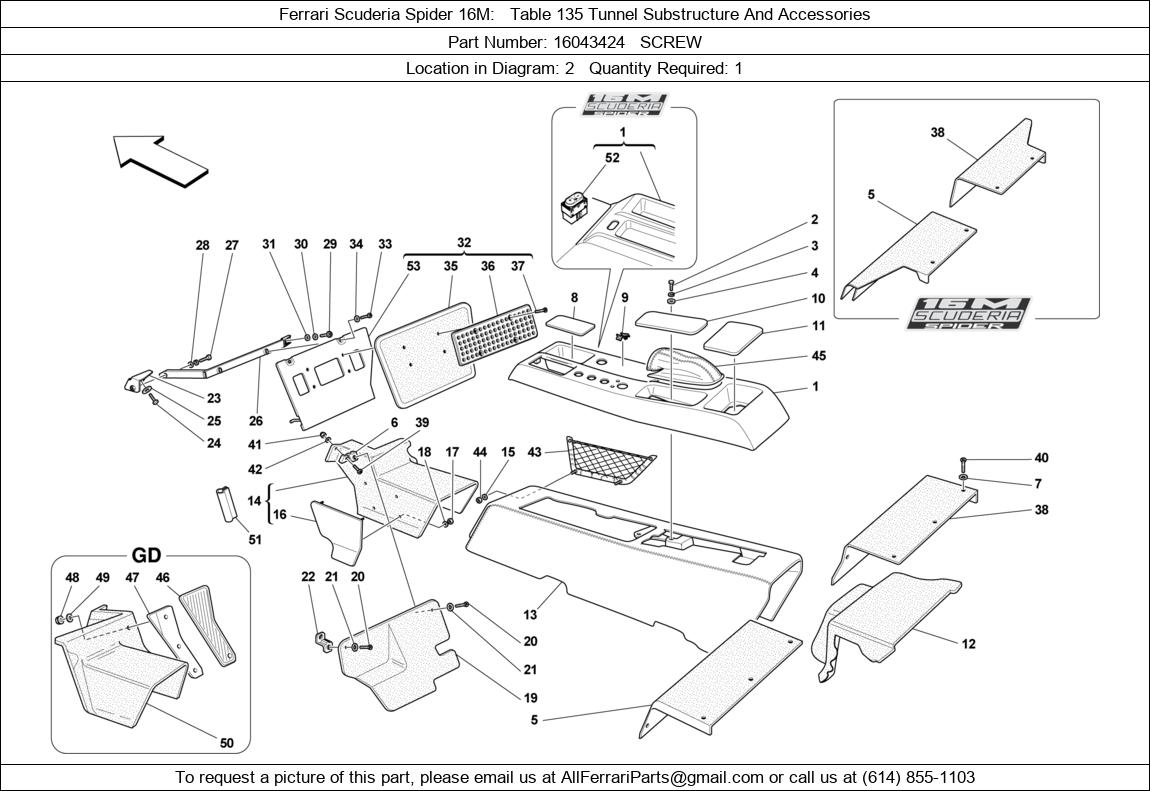 Ferrari Part 16043424