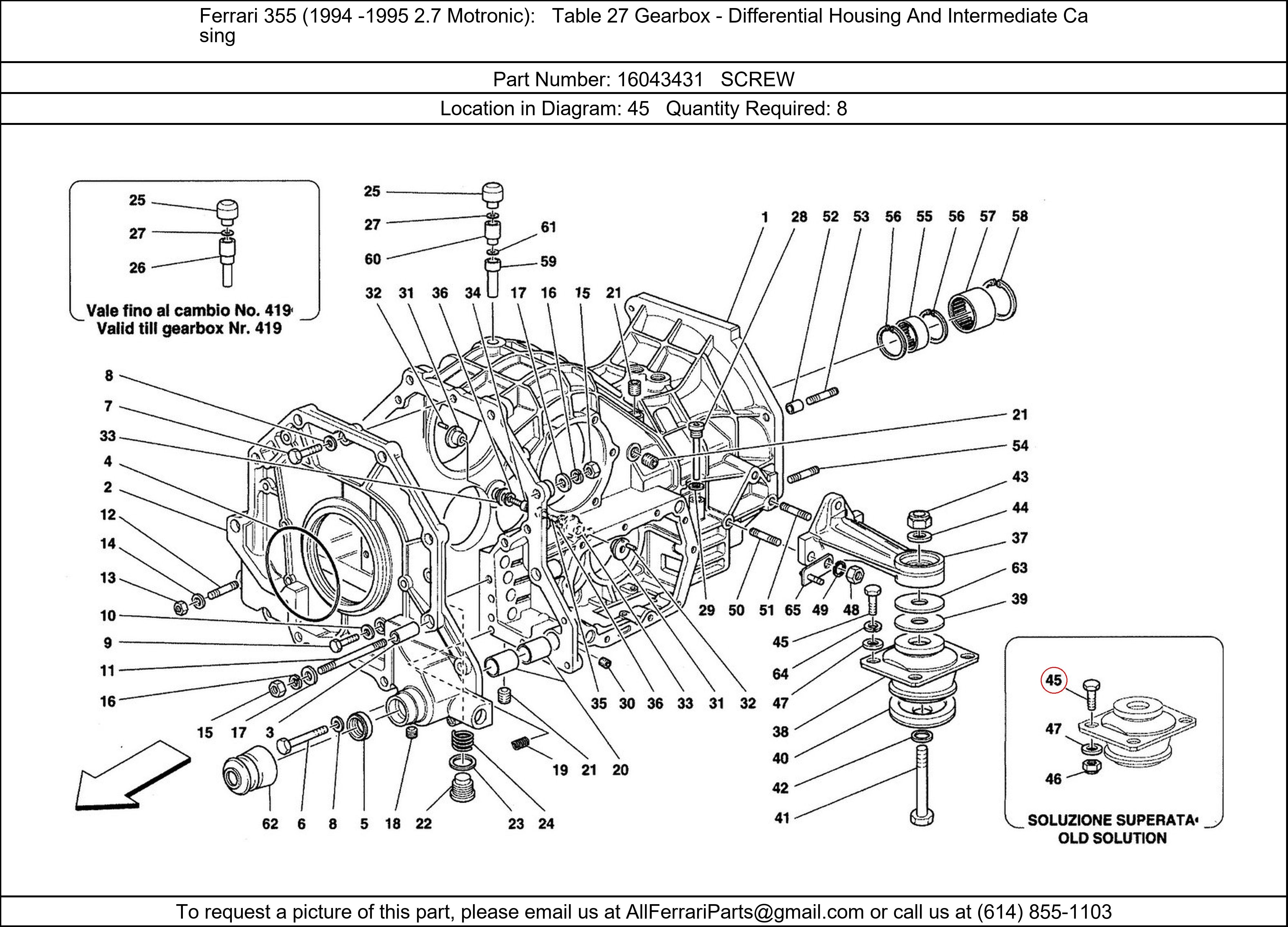 Ferrari Part 16043431