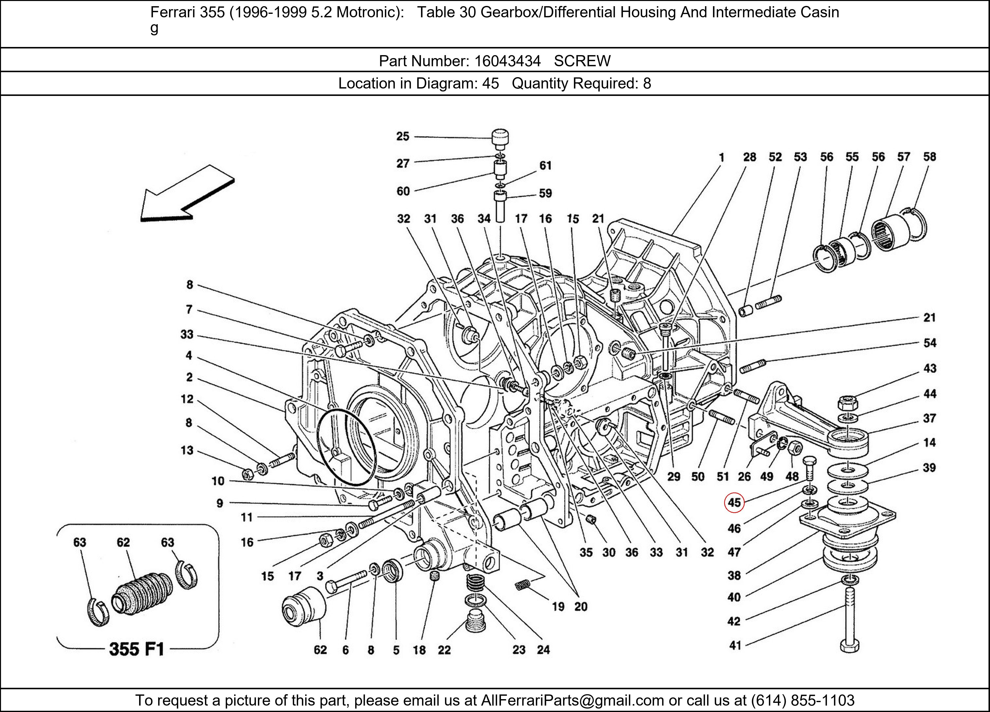 Ferrari Part 16043434