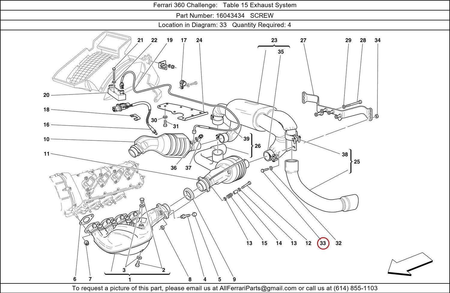 Ferrari Part 16043434