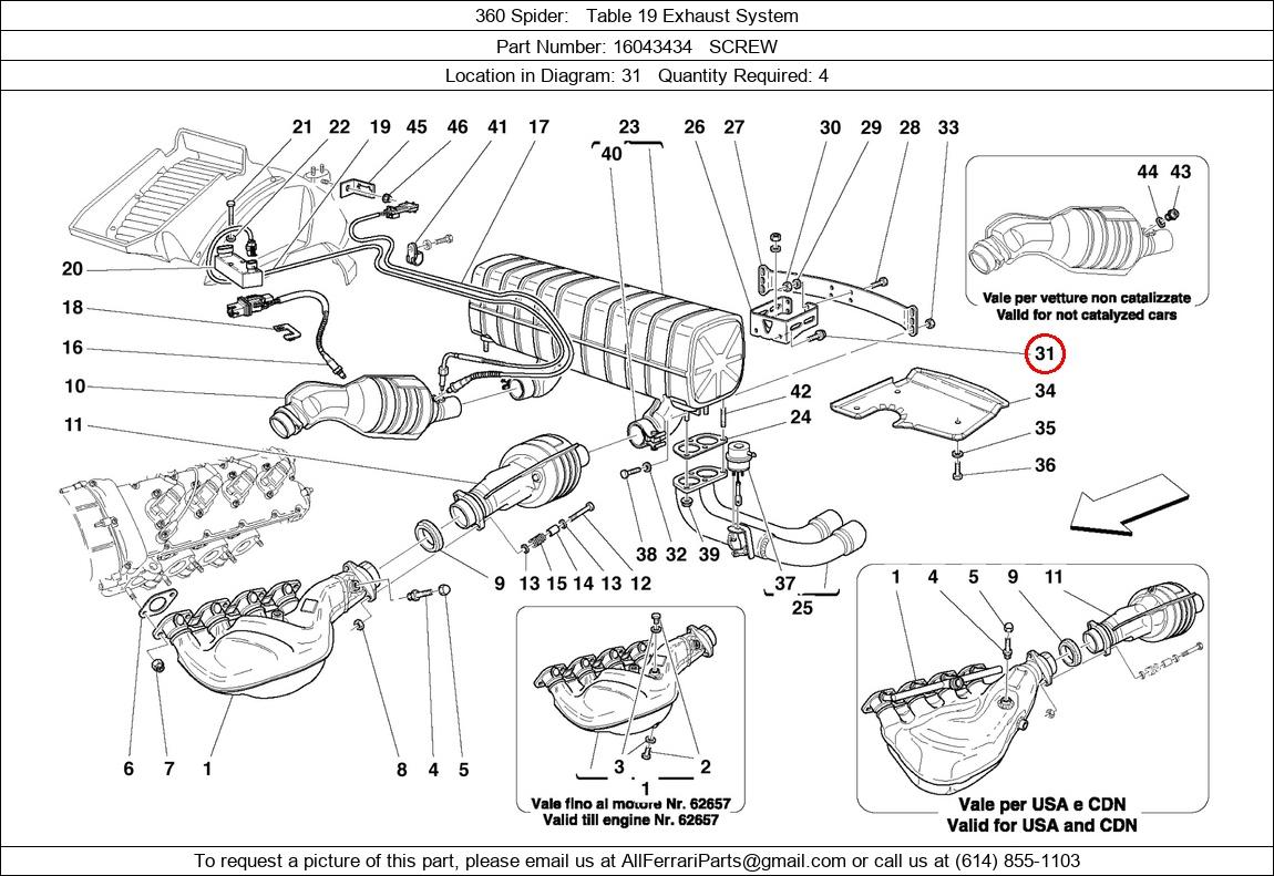 Ferrari Part 16043434