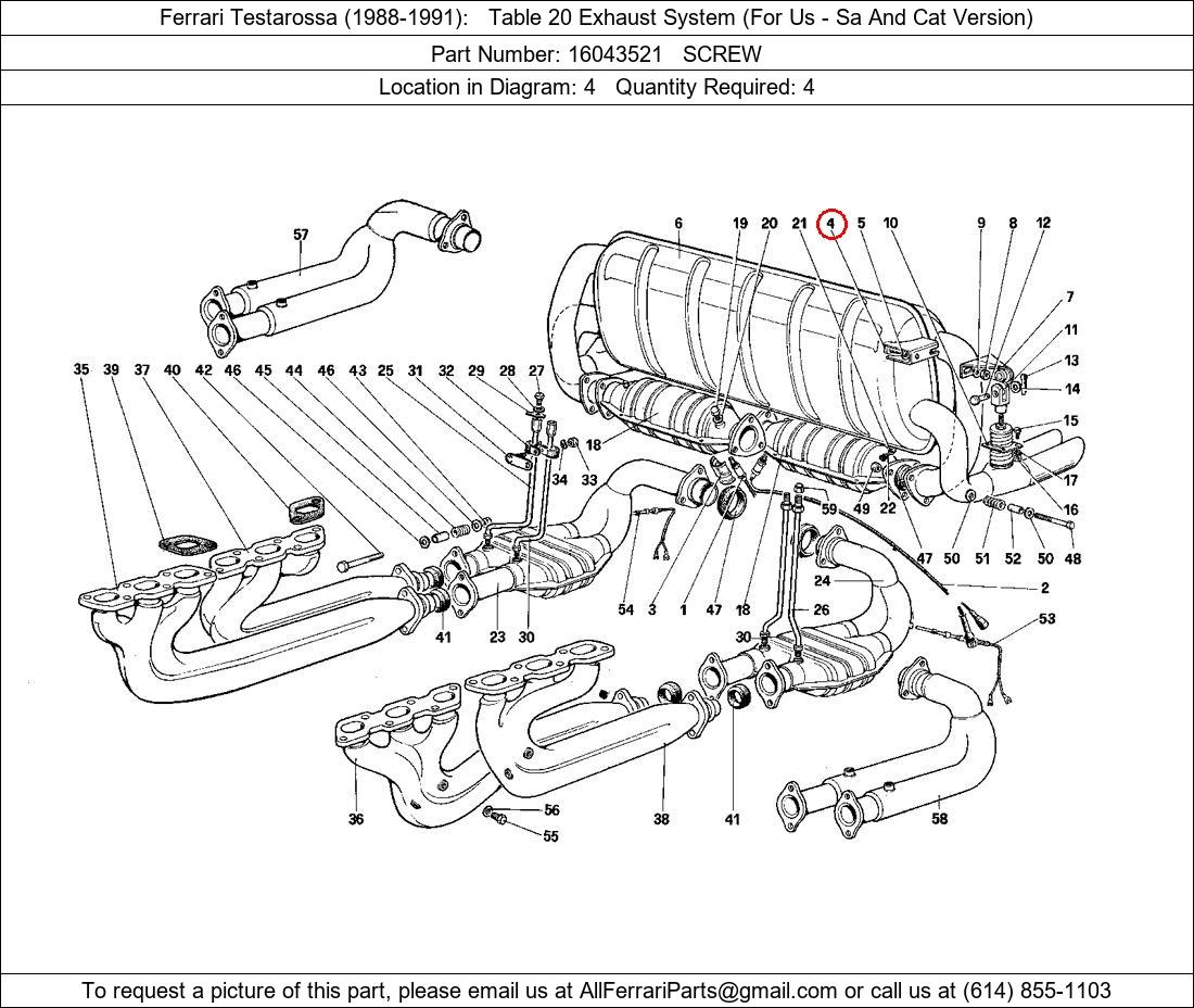 Ferrari Part 16043521