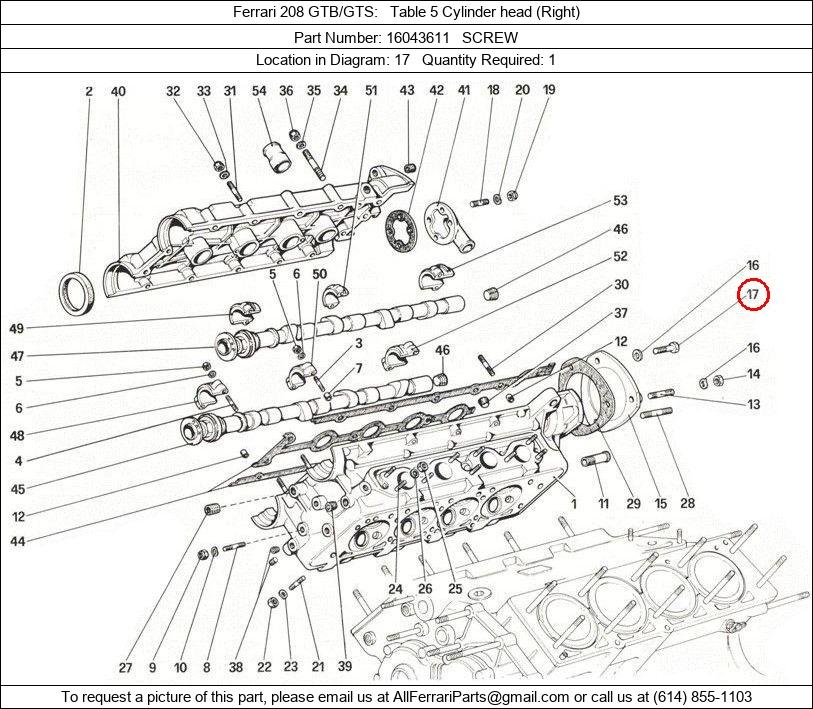 Ferrari Part 16043611