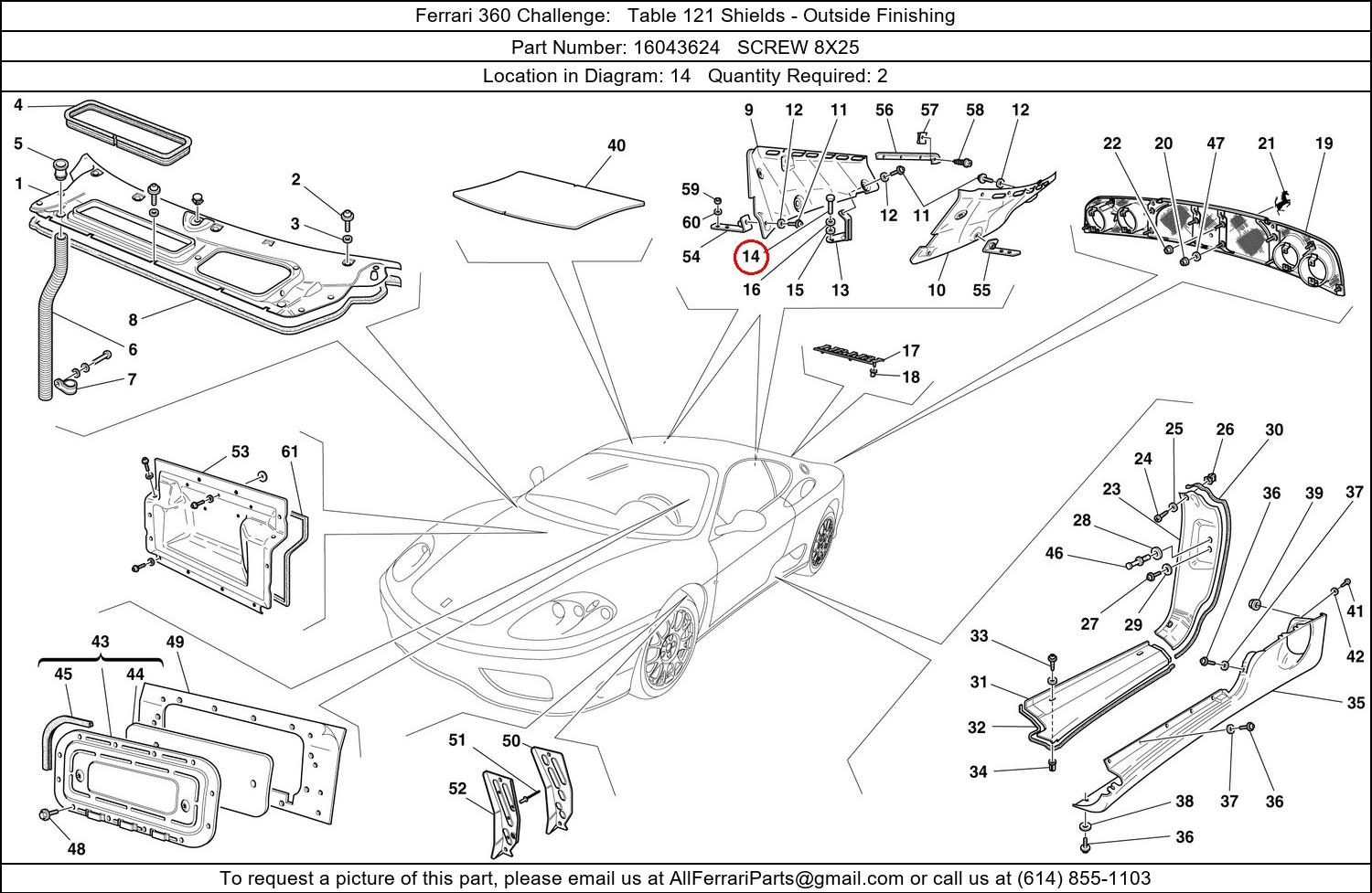 Ferrari Part 16043624