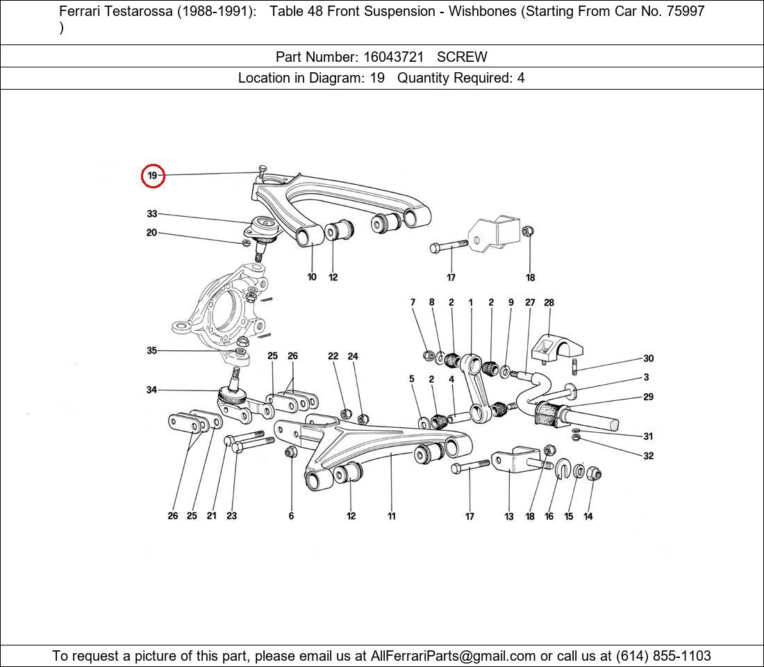 Ferrari Part 16043721