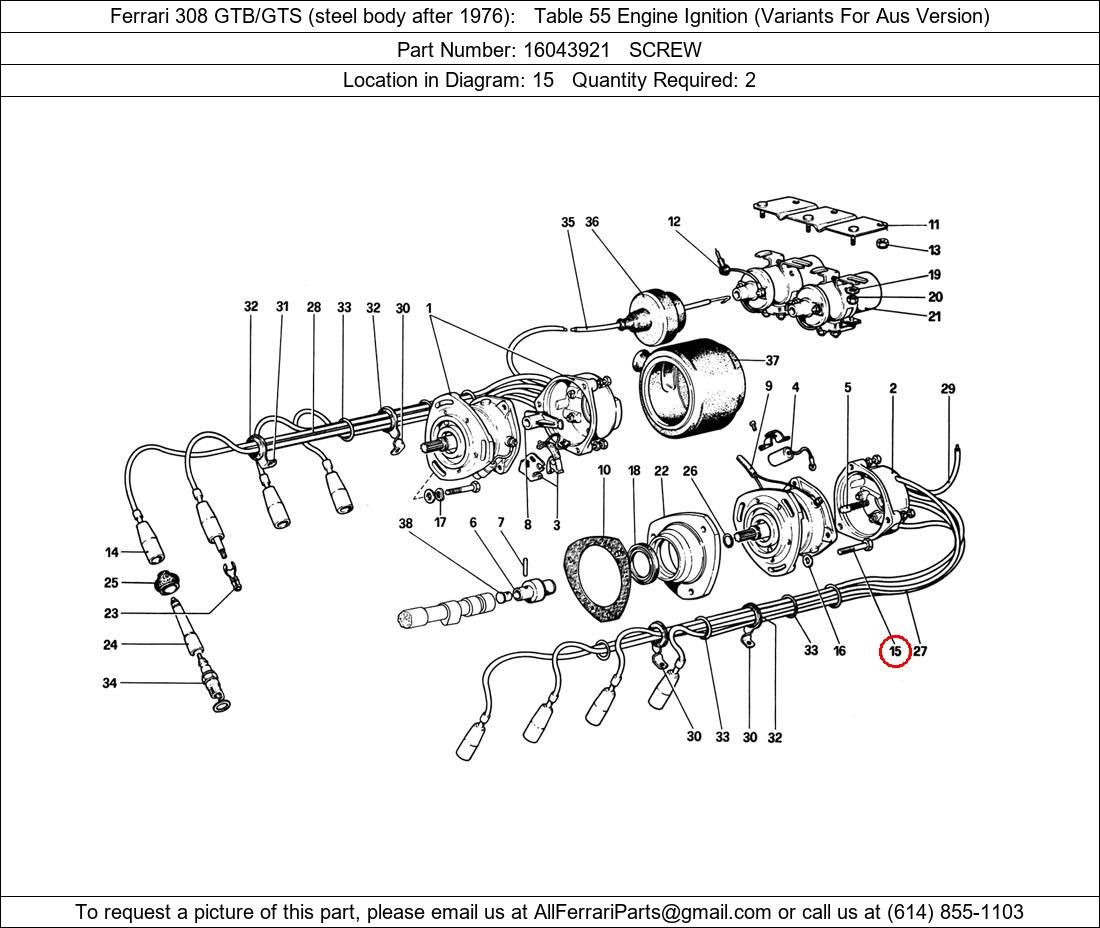 Ferrari Part 16043921