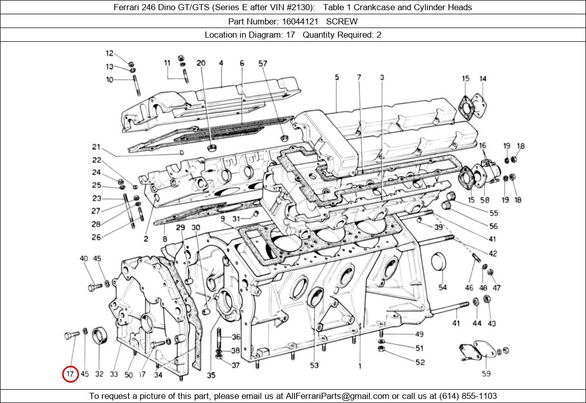 Ferrari Part 16044121