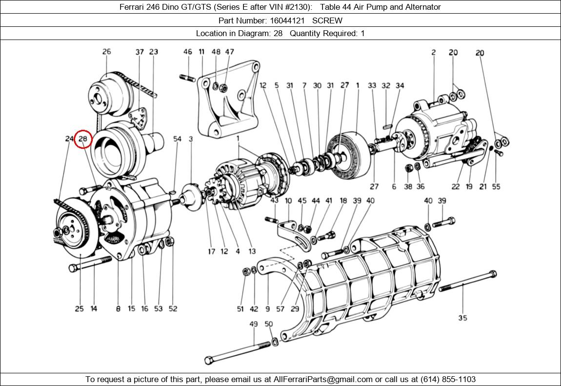 Ferrari Part 16044121