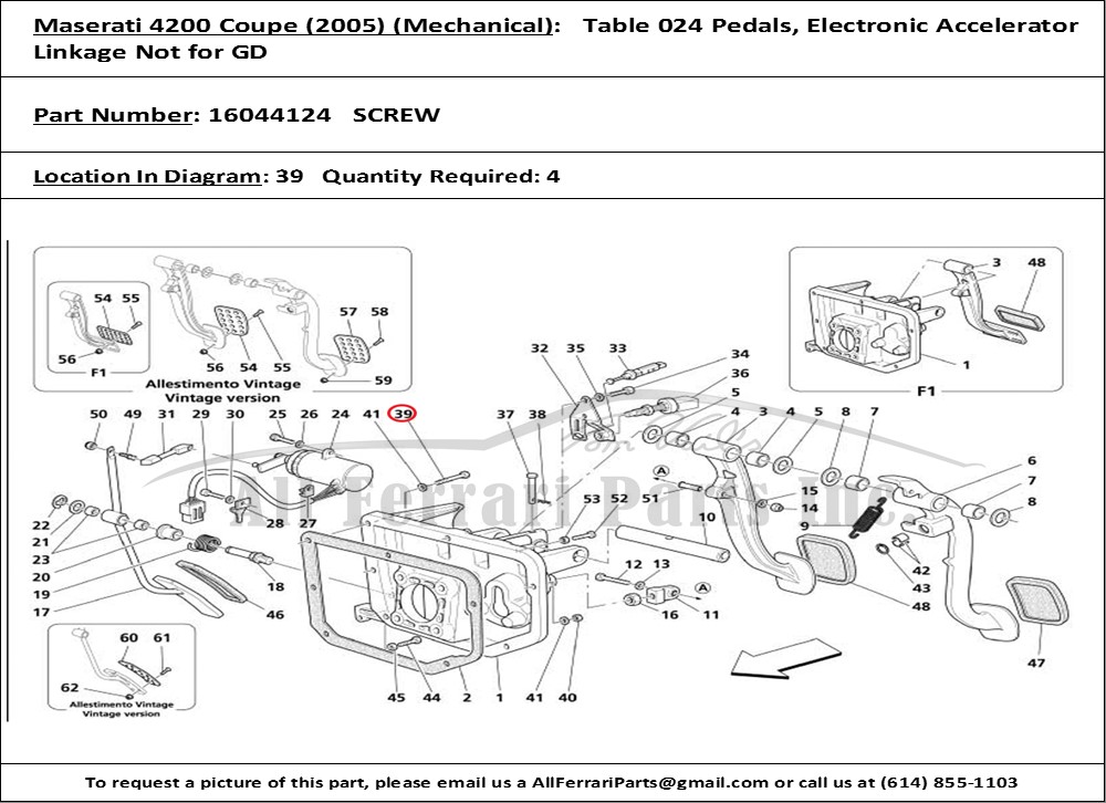 Ferrari Part 16044124